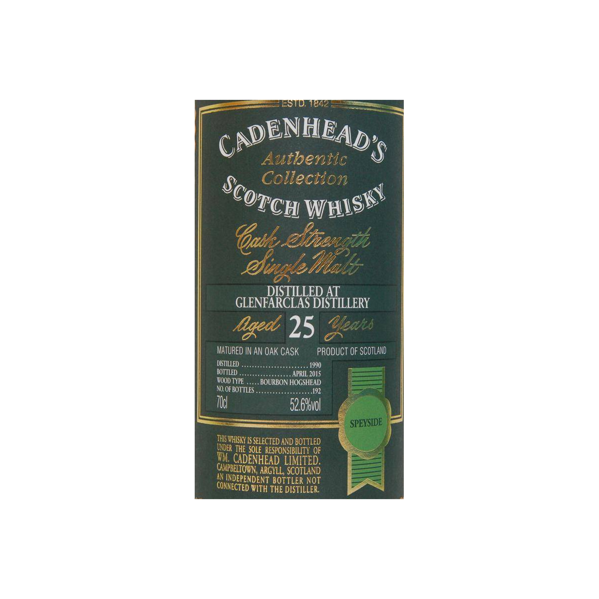 Glenfarclas Authentic Collection 1990 25 Years Single Malt Whisky 2