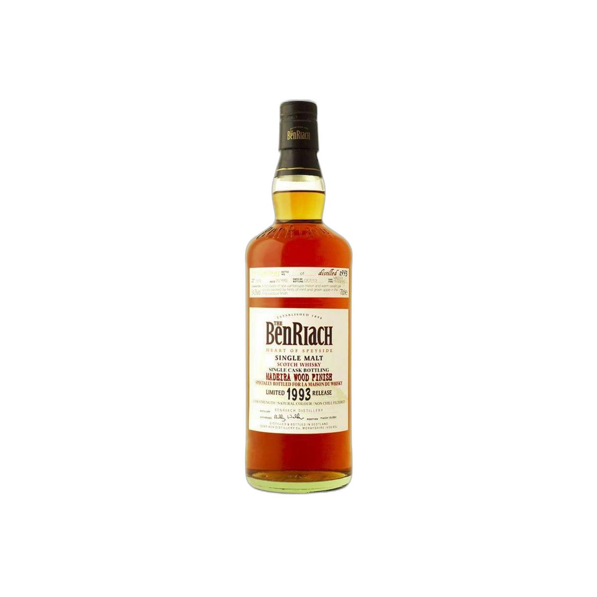 BenRiach Individual Cask Bottling 1993 20 Years Single Malt Whisky