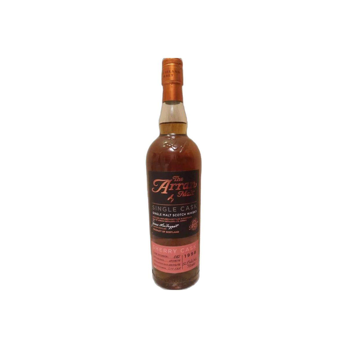 Arran 1998 16 Years Single Malt Whisky