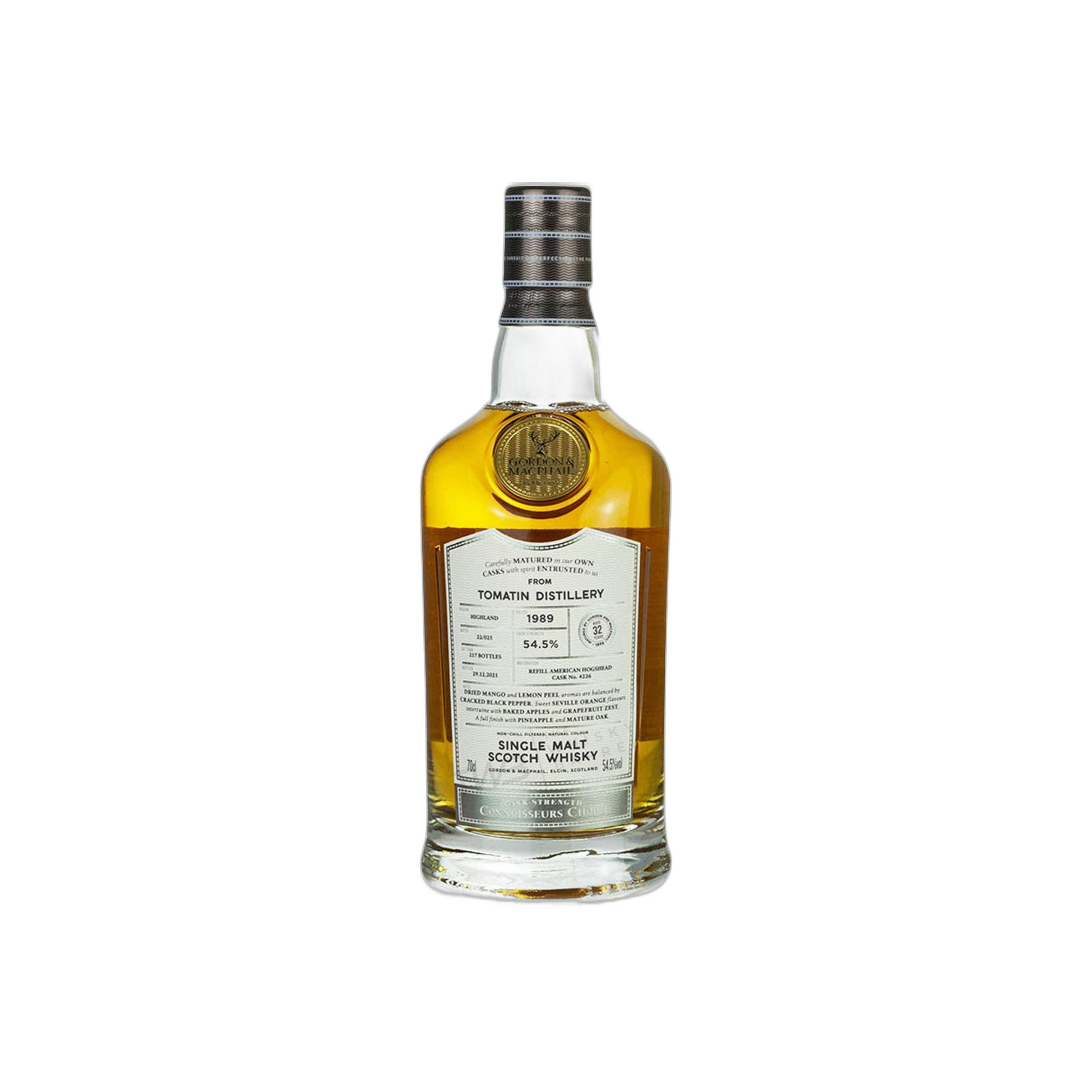 Tomatin Connoisseurs Choice - Cask Strength 1989 32 Years Single Malt Whisky