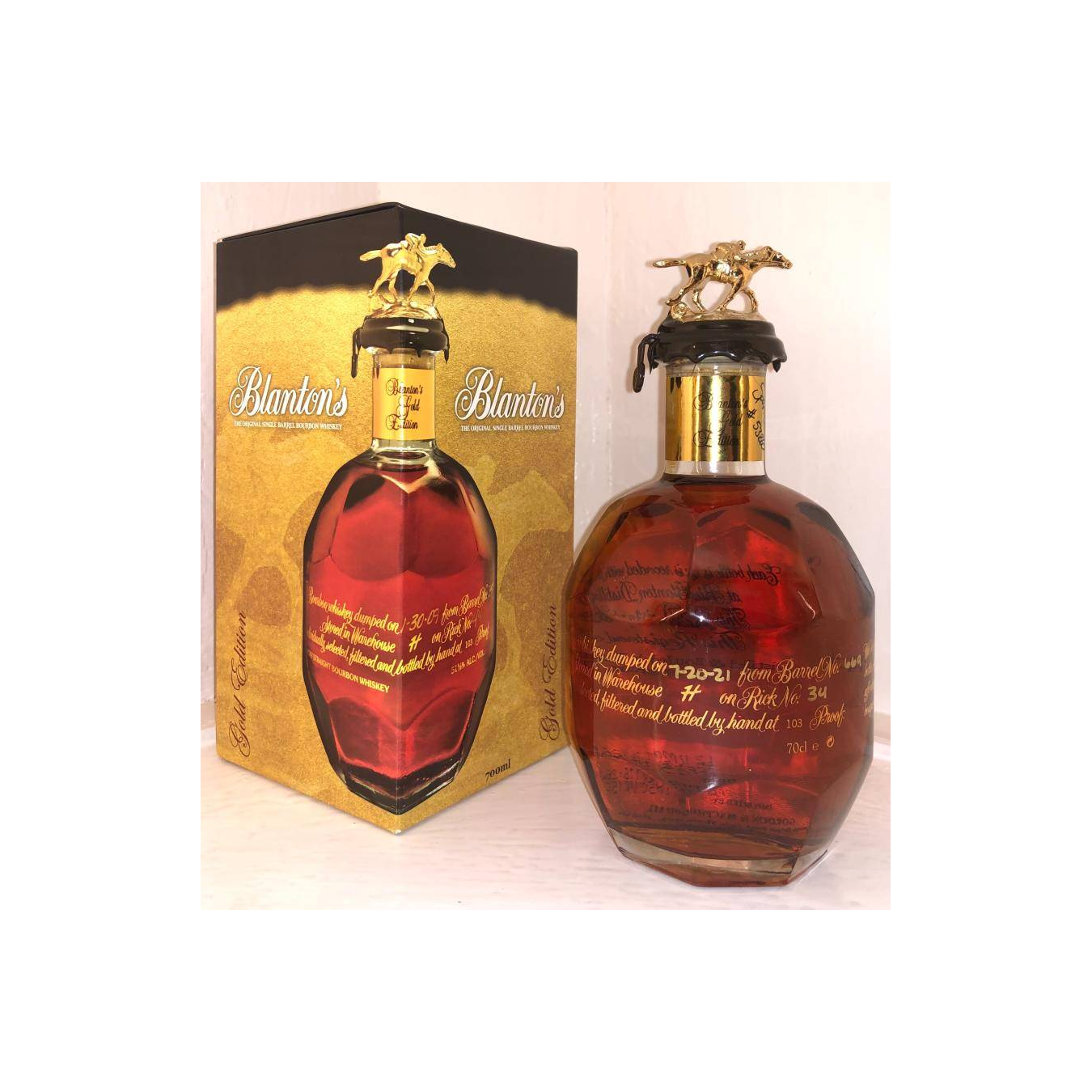 Blanton's Gold Edition Bourbon Whisky 3