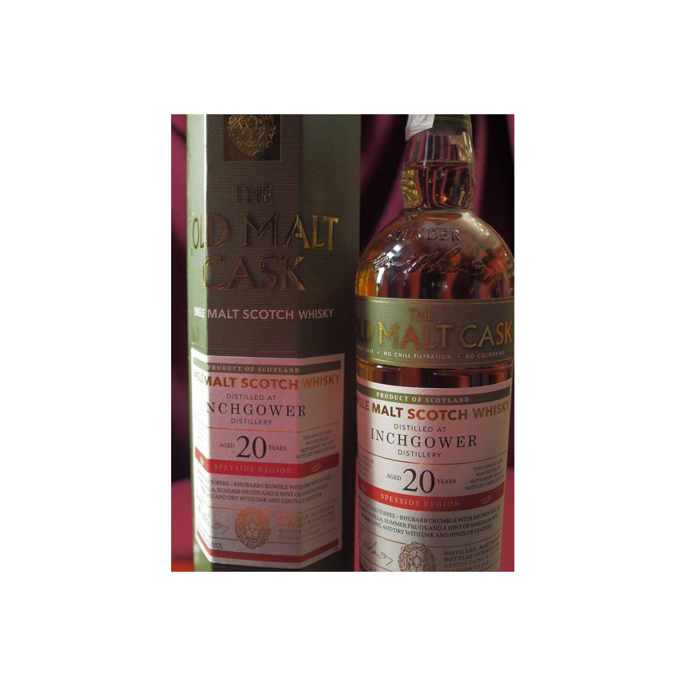 Inchgower Old Malt Cask 1995 20 Years Single Malt Whisky 3