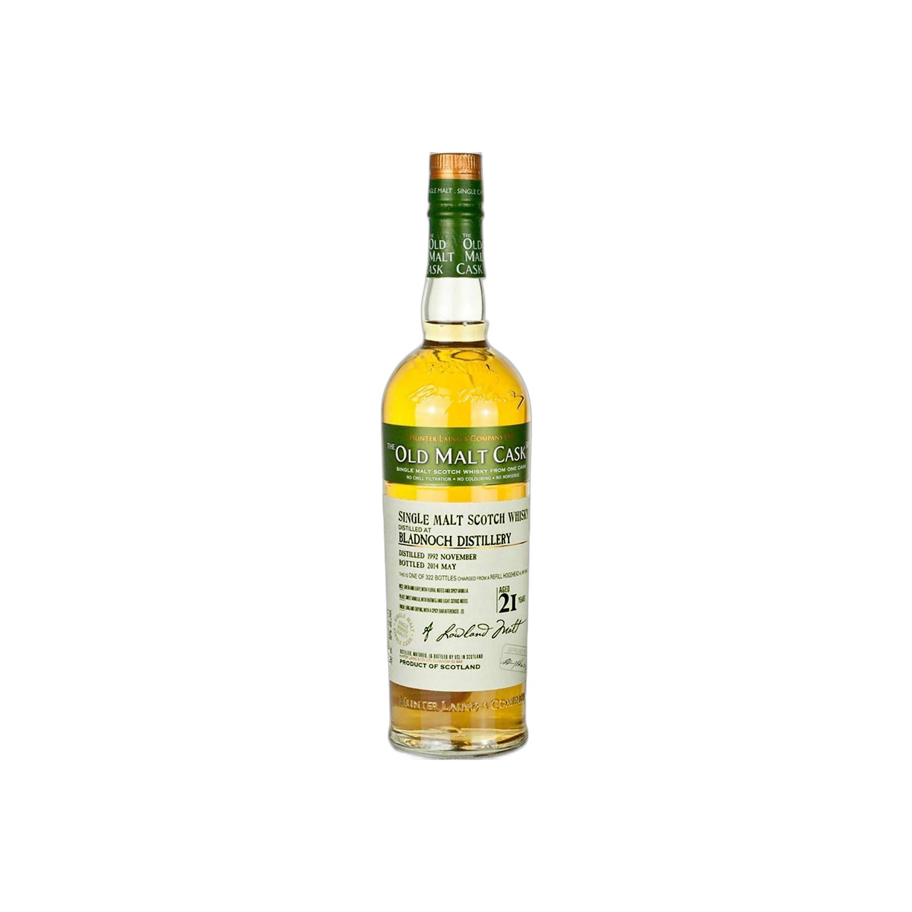 Bladnoch Old Malt Cask 1992 21 Years Single Malt Whisky