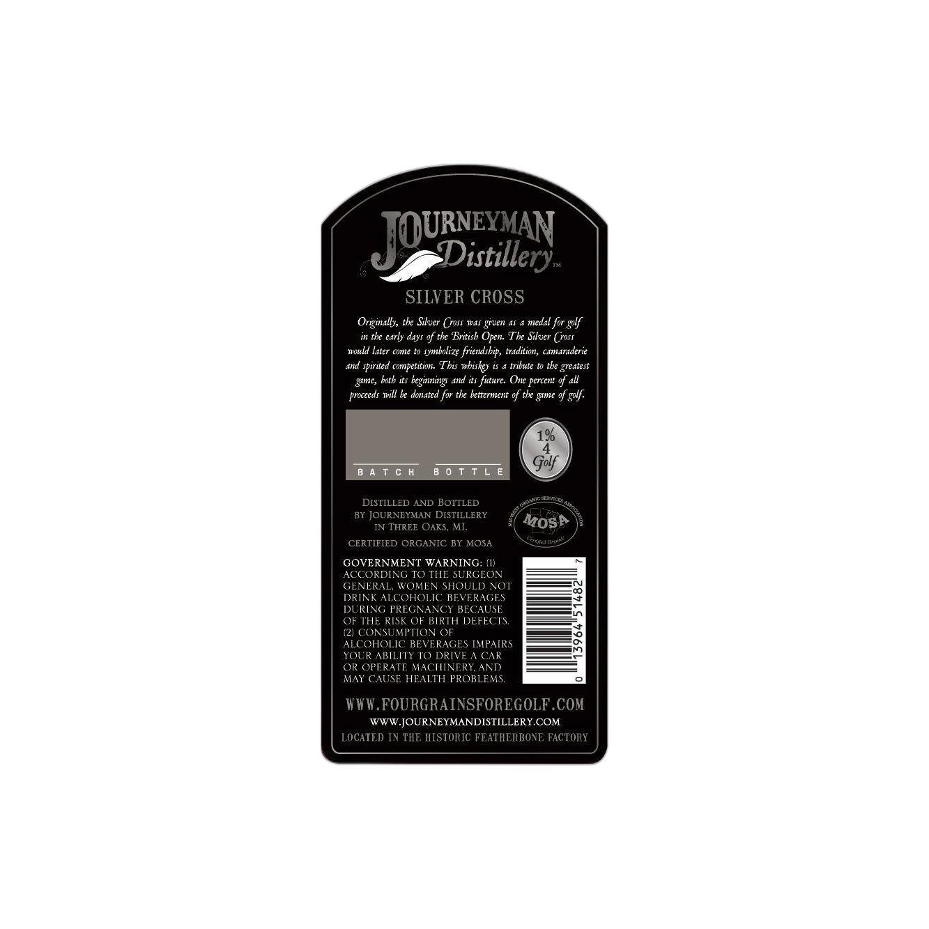 Journeyman Distillery Silver Cross 2