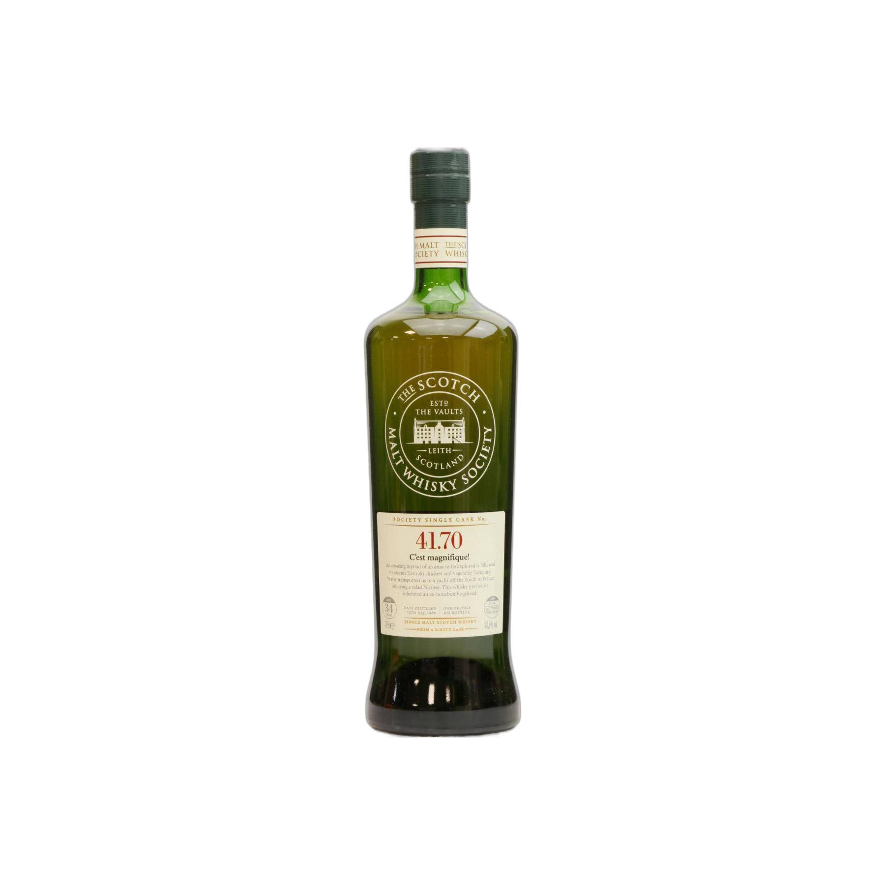 The Scotch Malt Whisky Society 1980 34 Years Single Malt Whisky