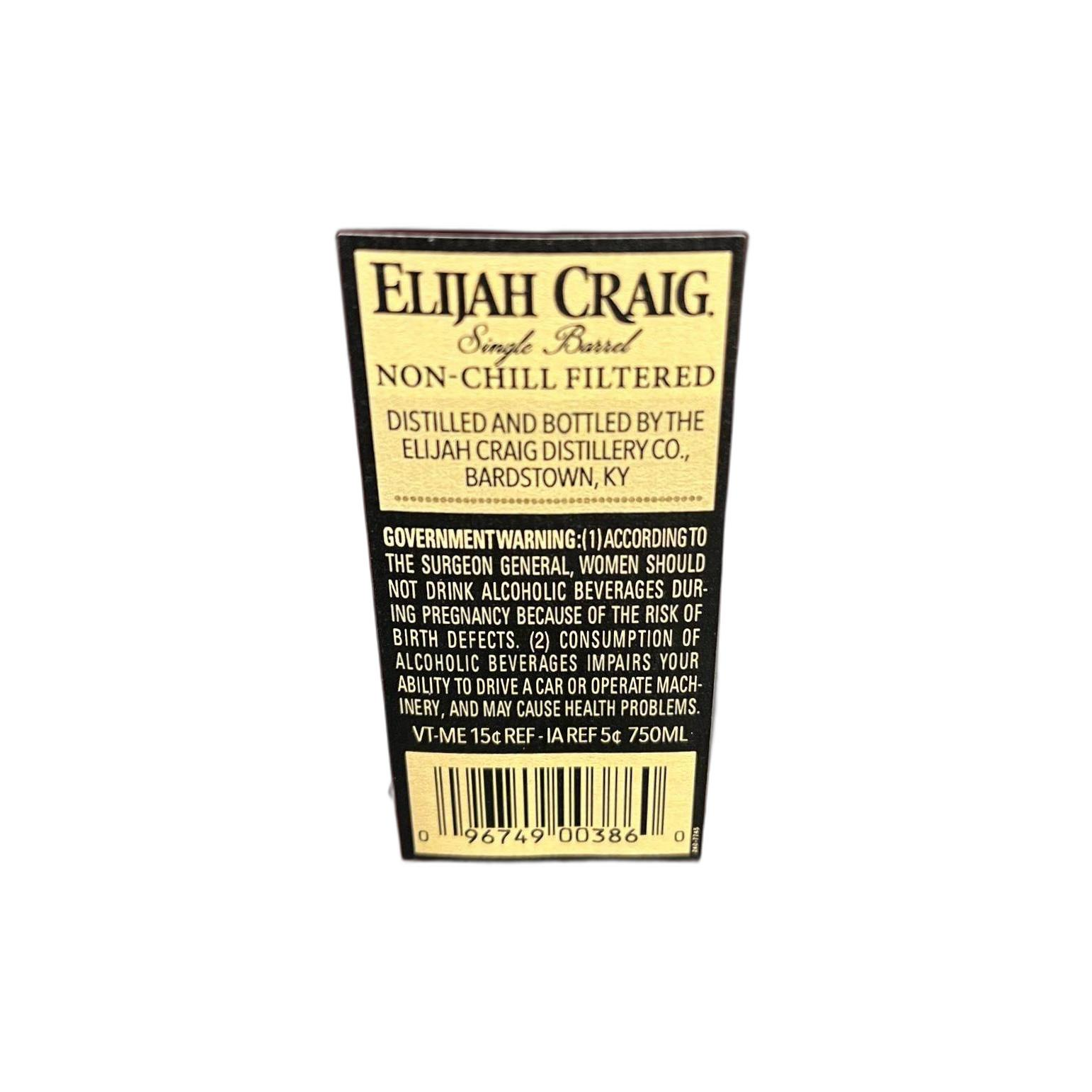 Elijah Craig 2012 10 Years Bourbon Whisky 2
