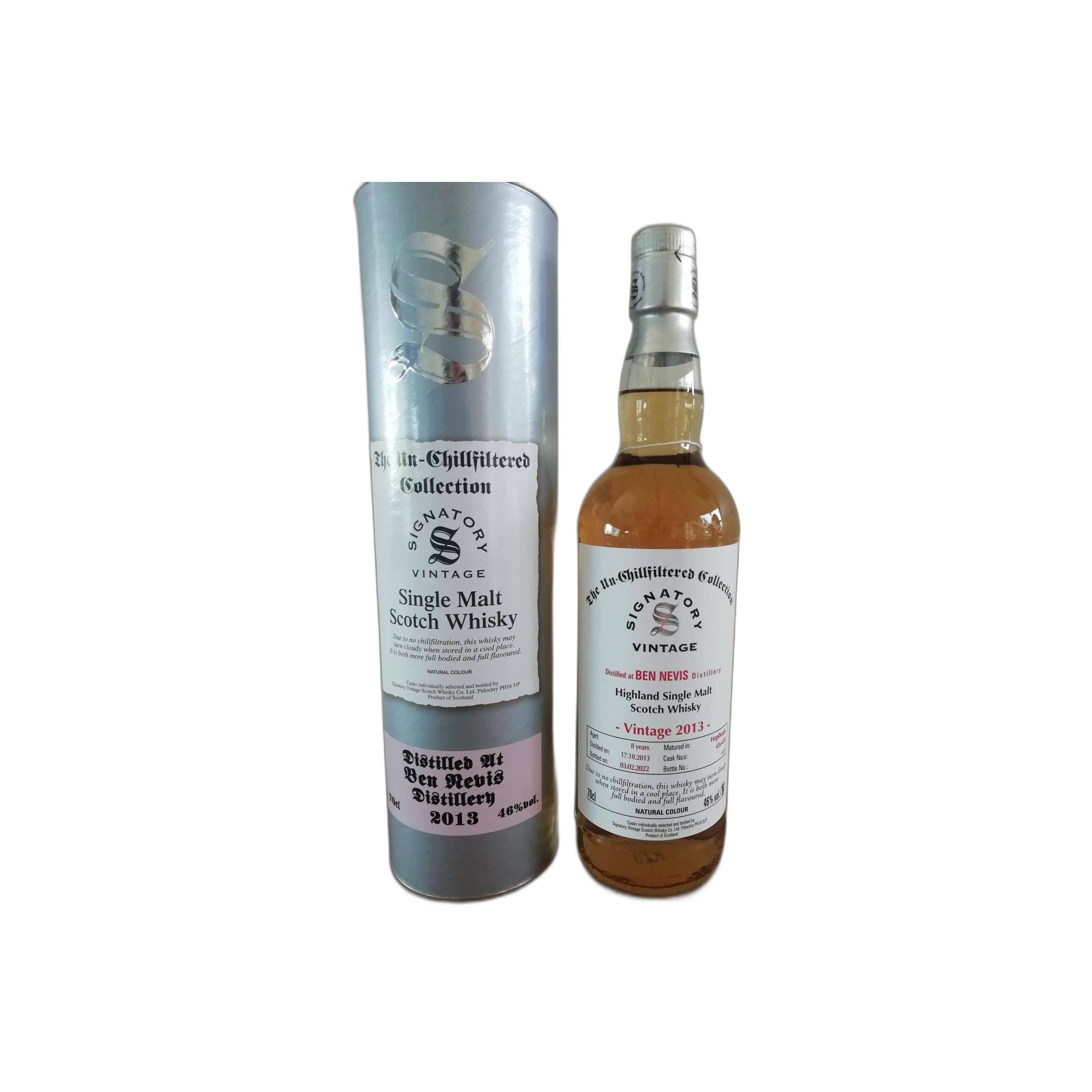Ben Nevis The Un-Chillfiltered Collection 2013 8 Years Single Malt Whisky 2