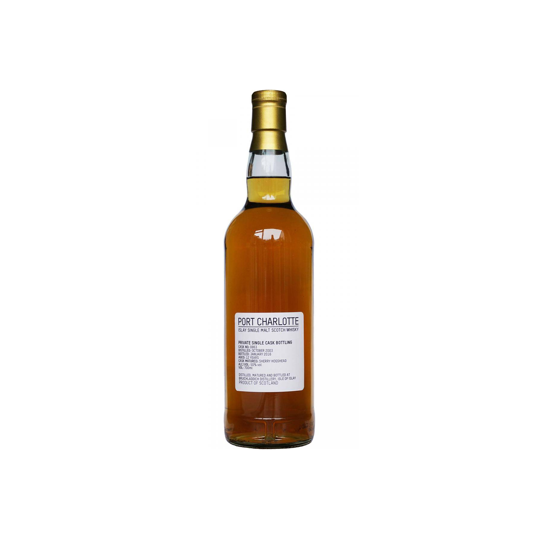 Port Charlotte 2003 12 Years Single Malt Whisky
