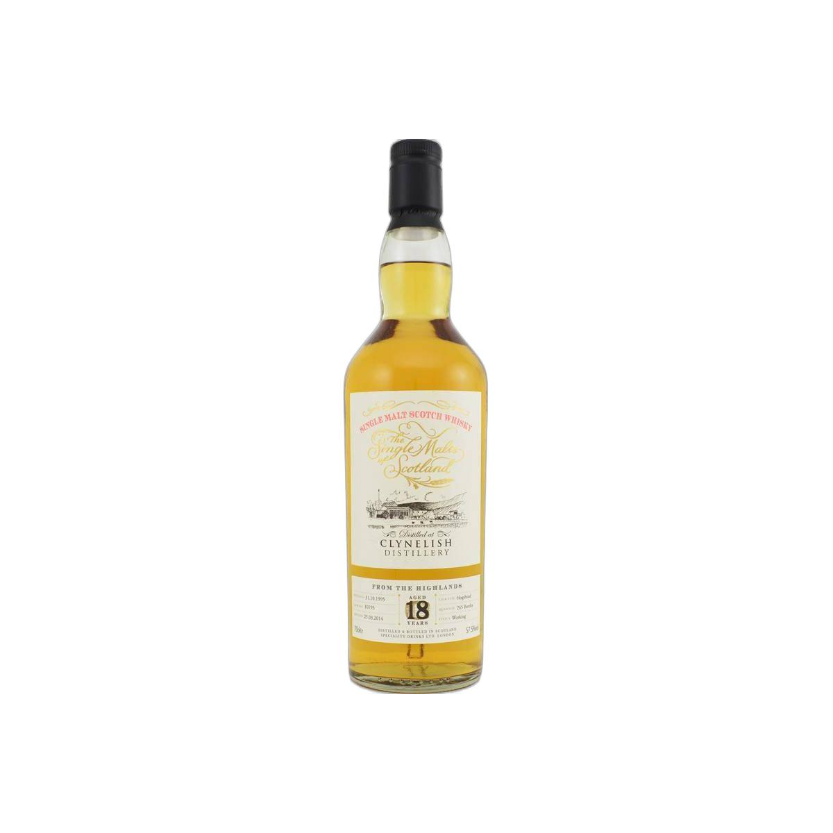 Clynelish The Single Malts of Scotland 1995 18 Years Single Malt Whisky