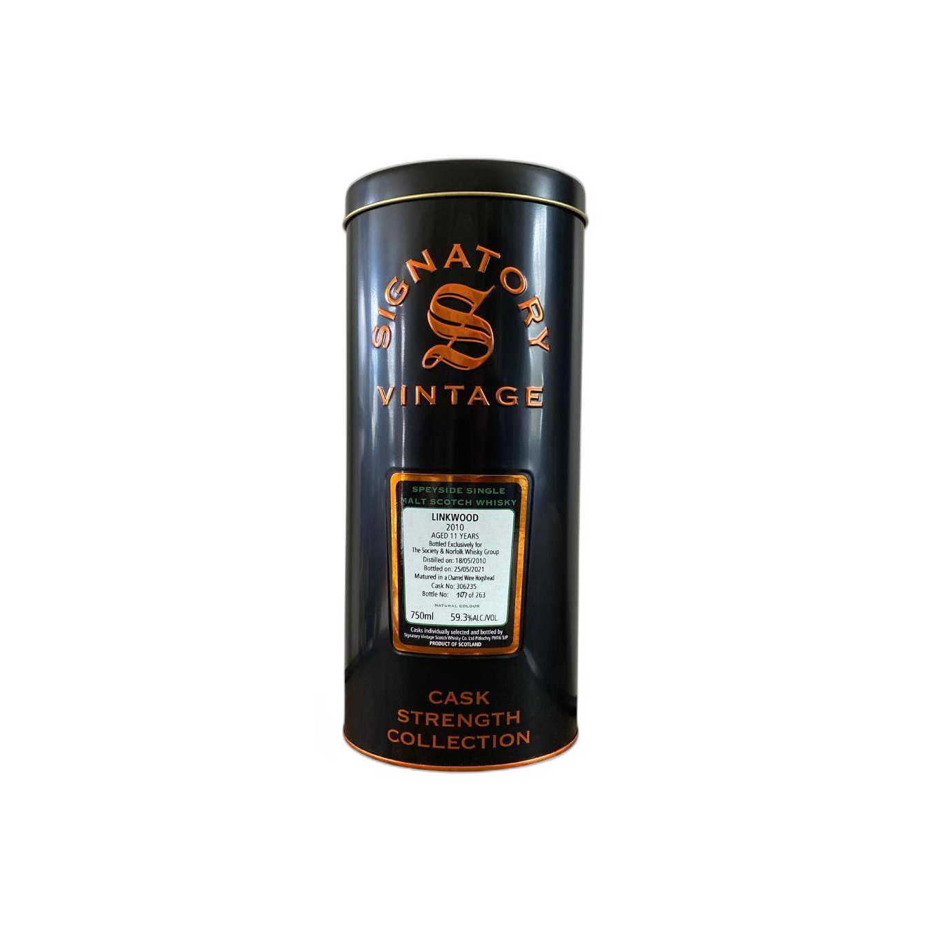 Linkwood Cask Strength Collection 2010 11 Years Single Malt Whisky 3