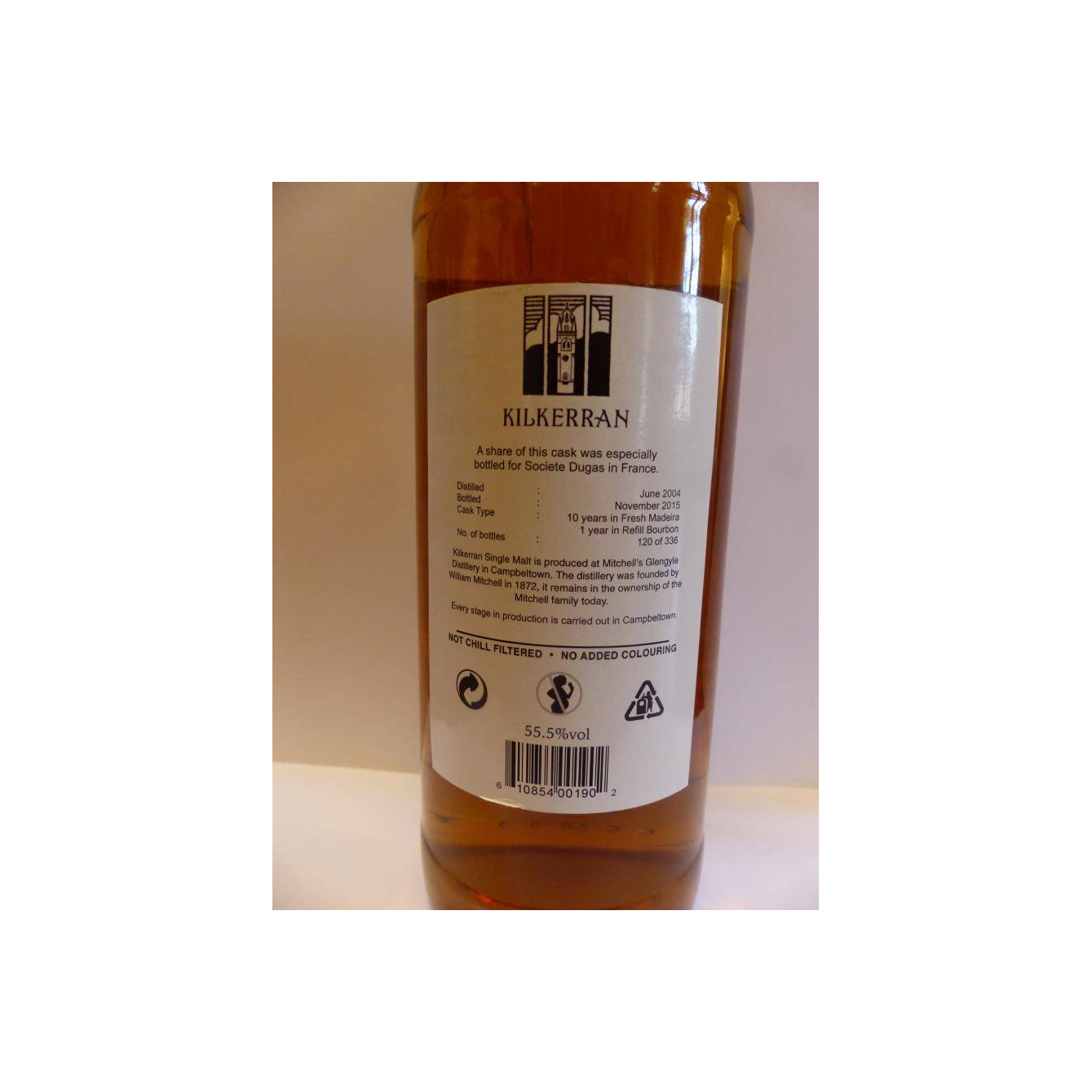 Kilkerran Single Cask 2004 11 Years Single Malt Whisky