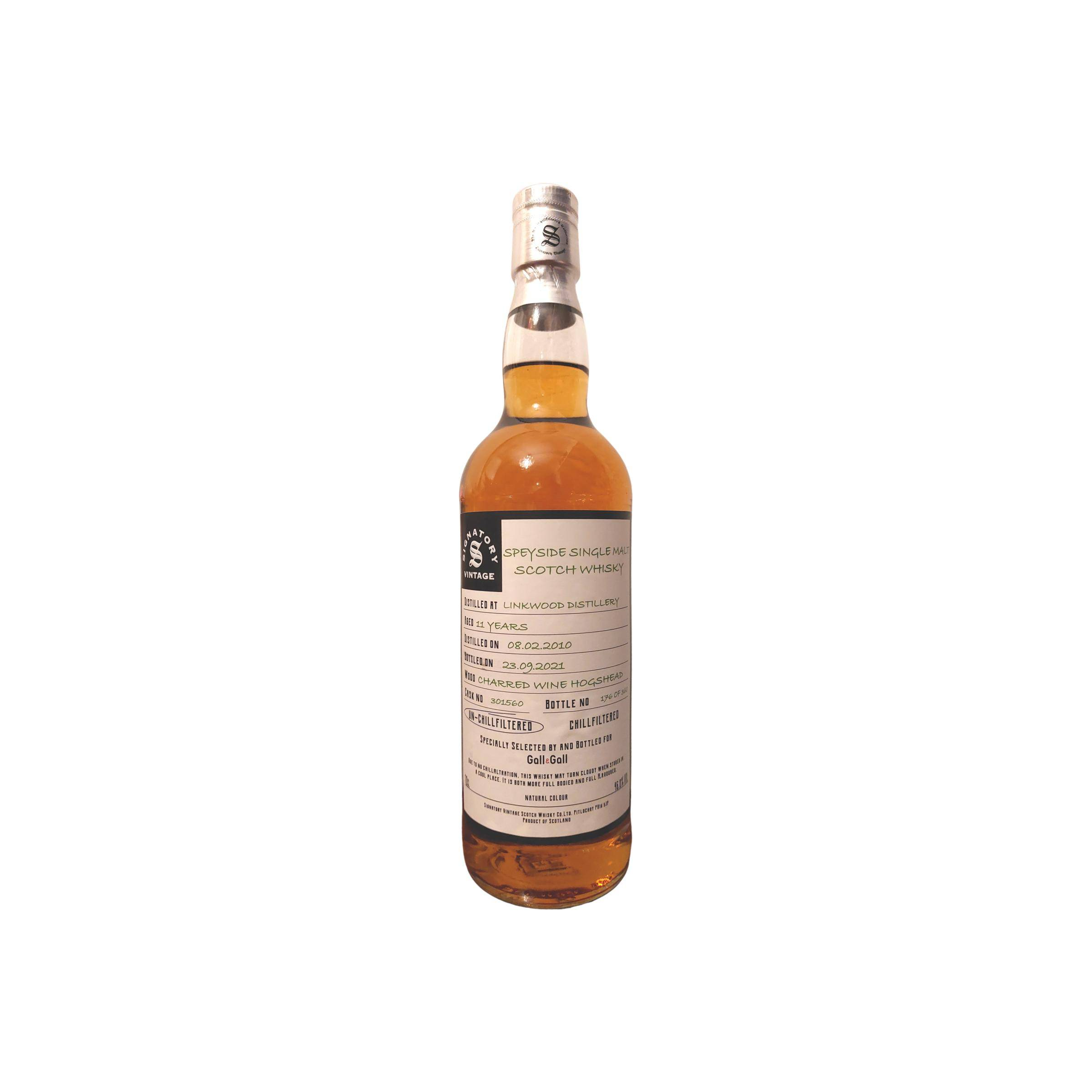 Linkwood The Un-Chillfiltered Collection 2010 11 Years Single Malt Whisky