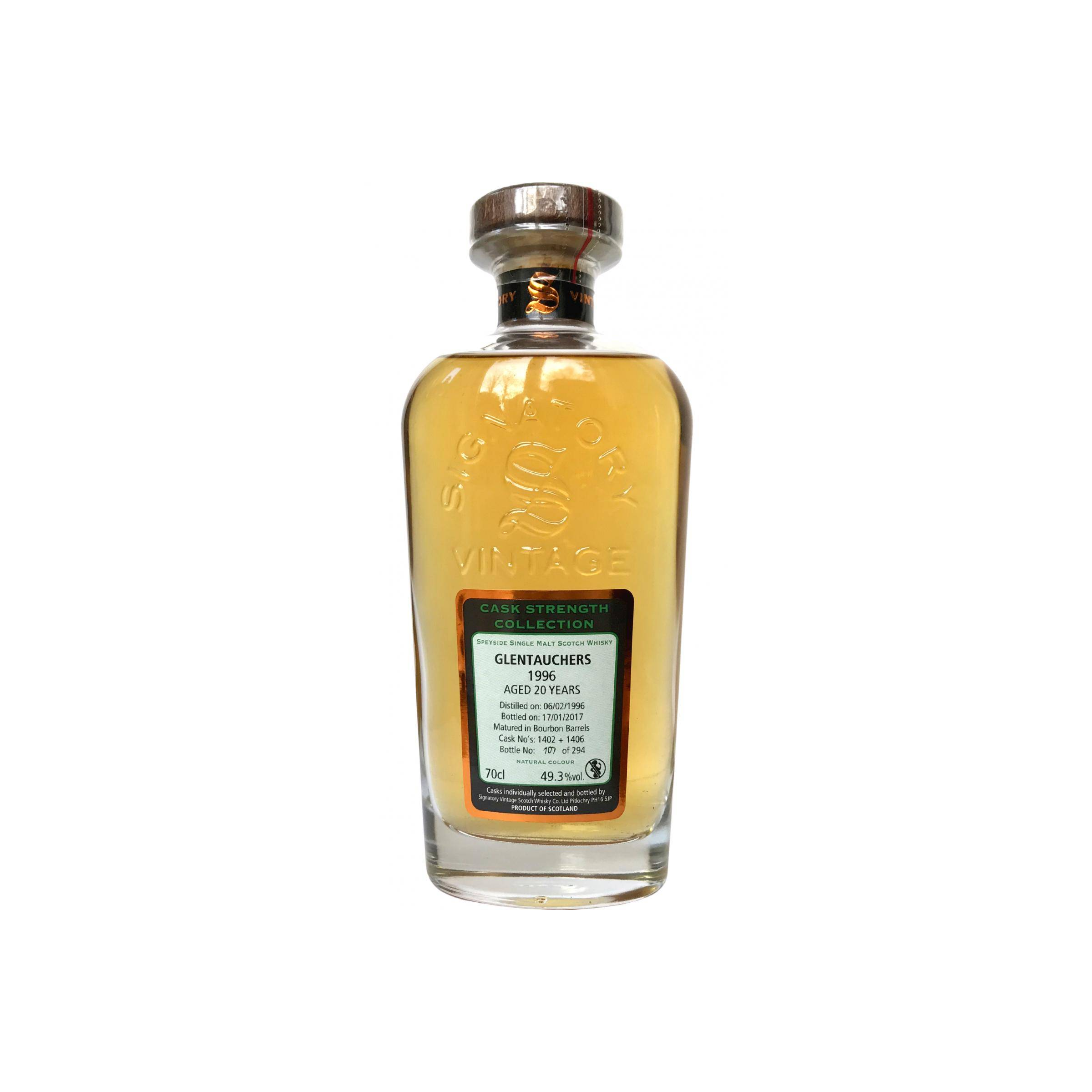Glentauchers Cask Strength Collection 1996 20 Years Single Malt Whisky