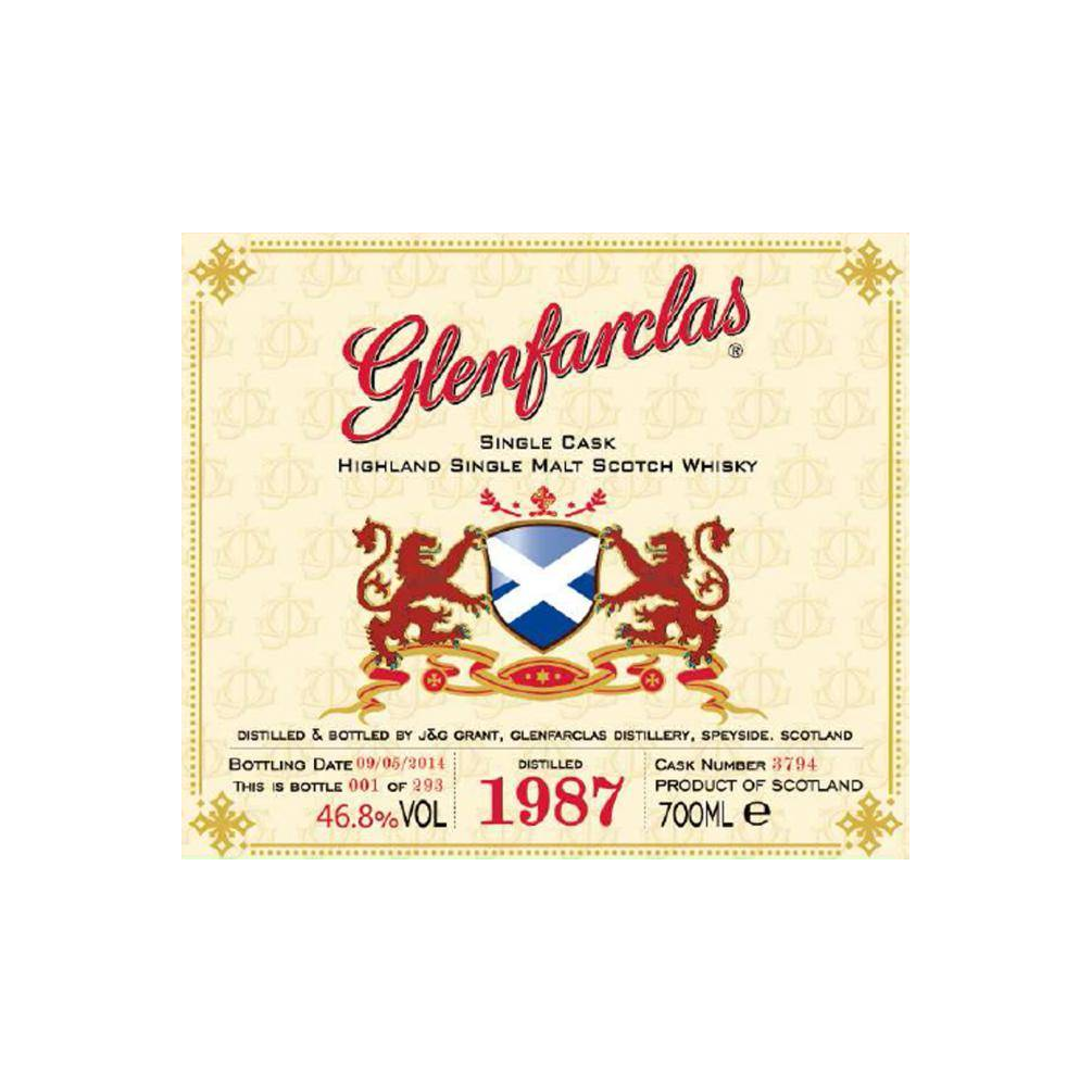 Glenfarclas 1987 26 Years Single Malt Whisky