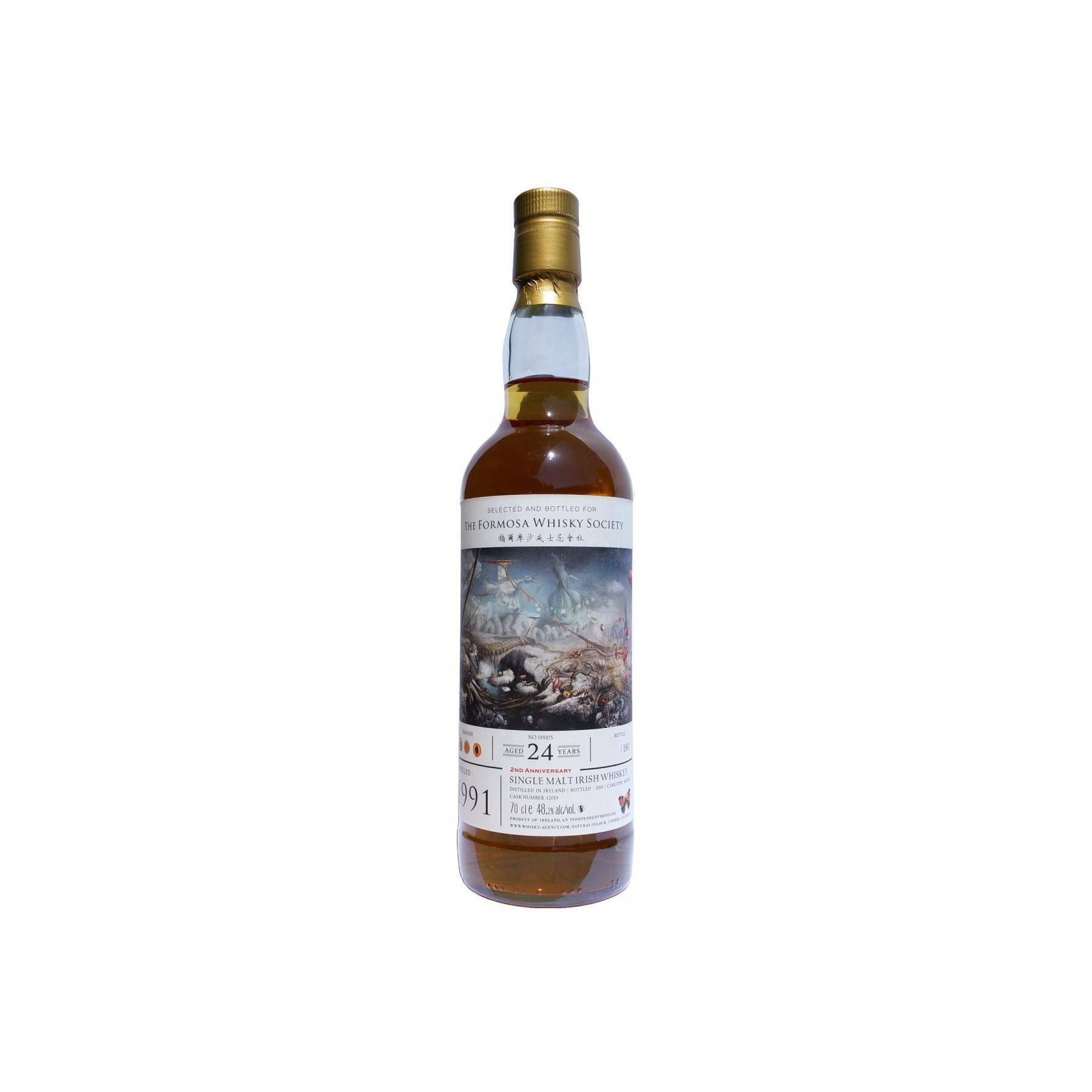 The Whisky Agency 1991 24 Years Single Malt Whisky