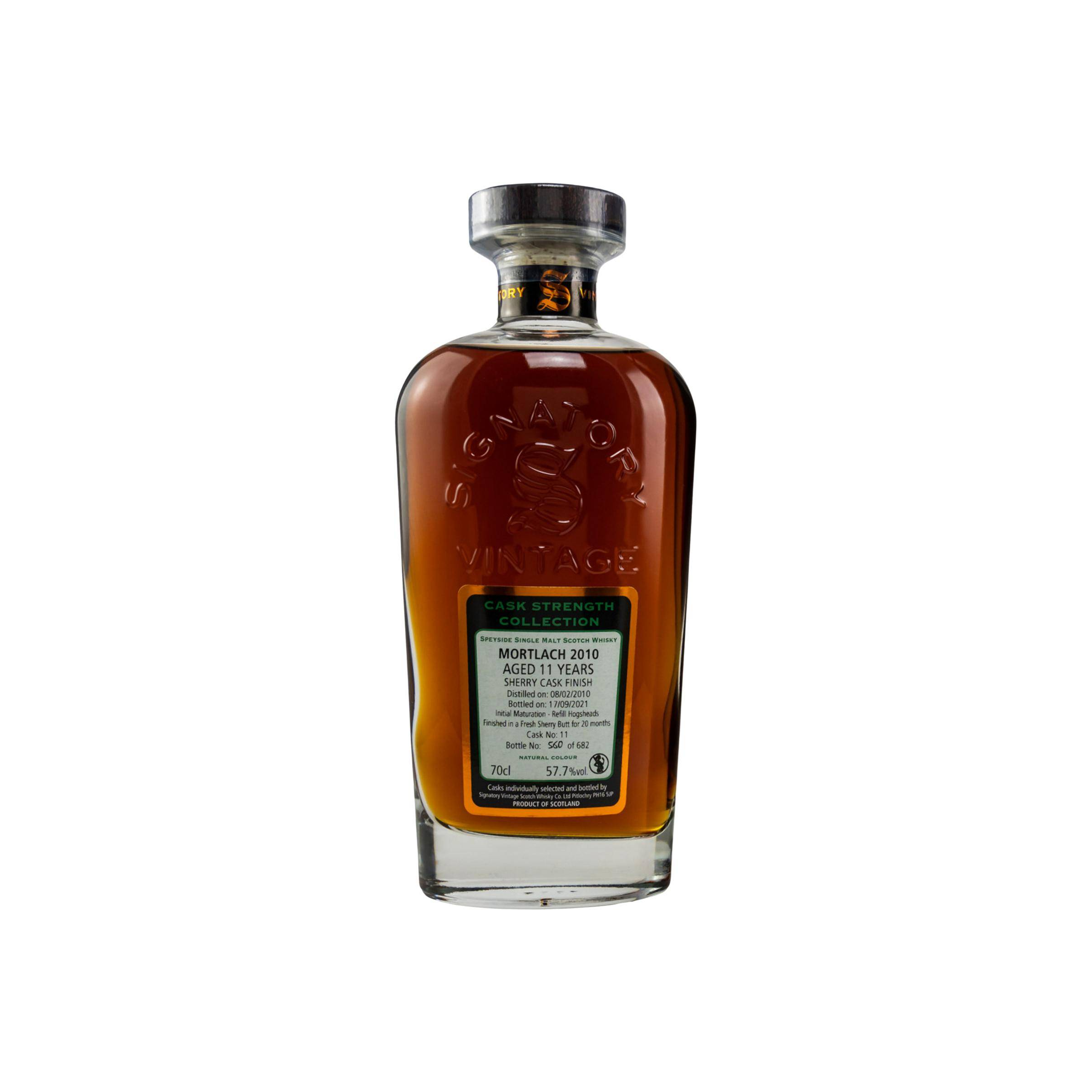 Mortlach Cask Strength Collection 2010 11 Years Single Malt Whisky