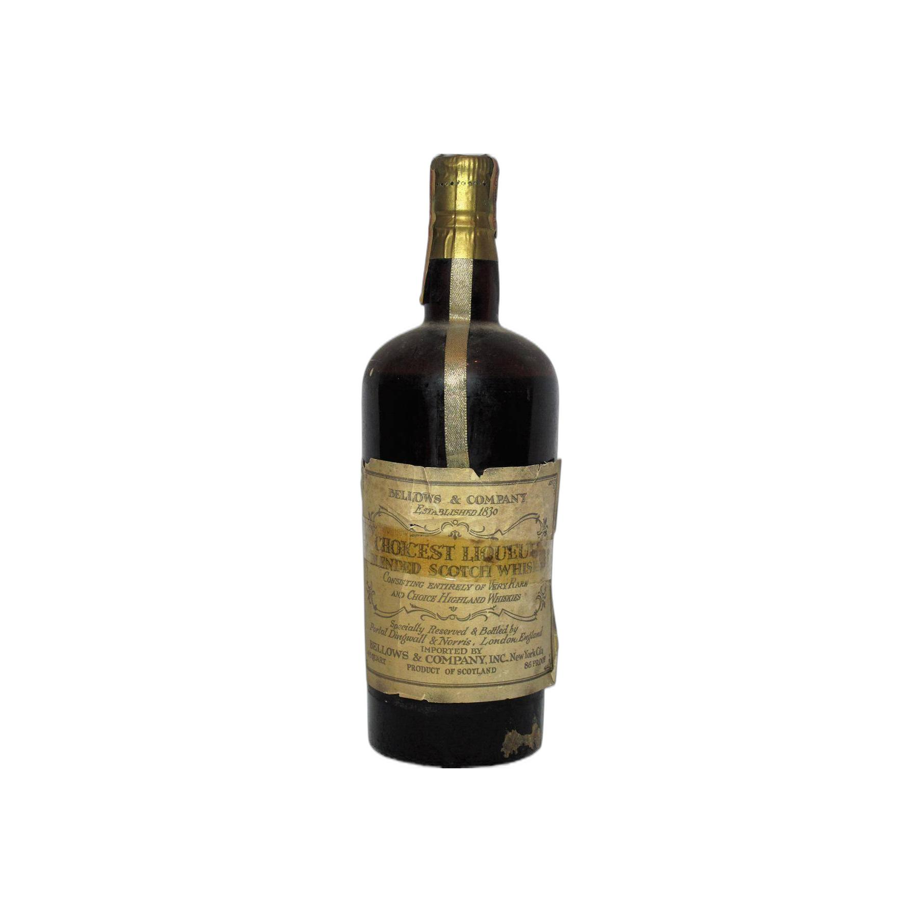 Bellows & Company Choicest Liqueur