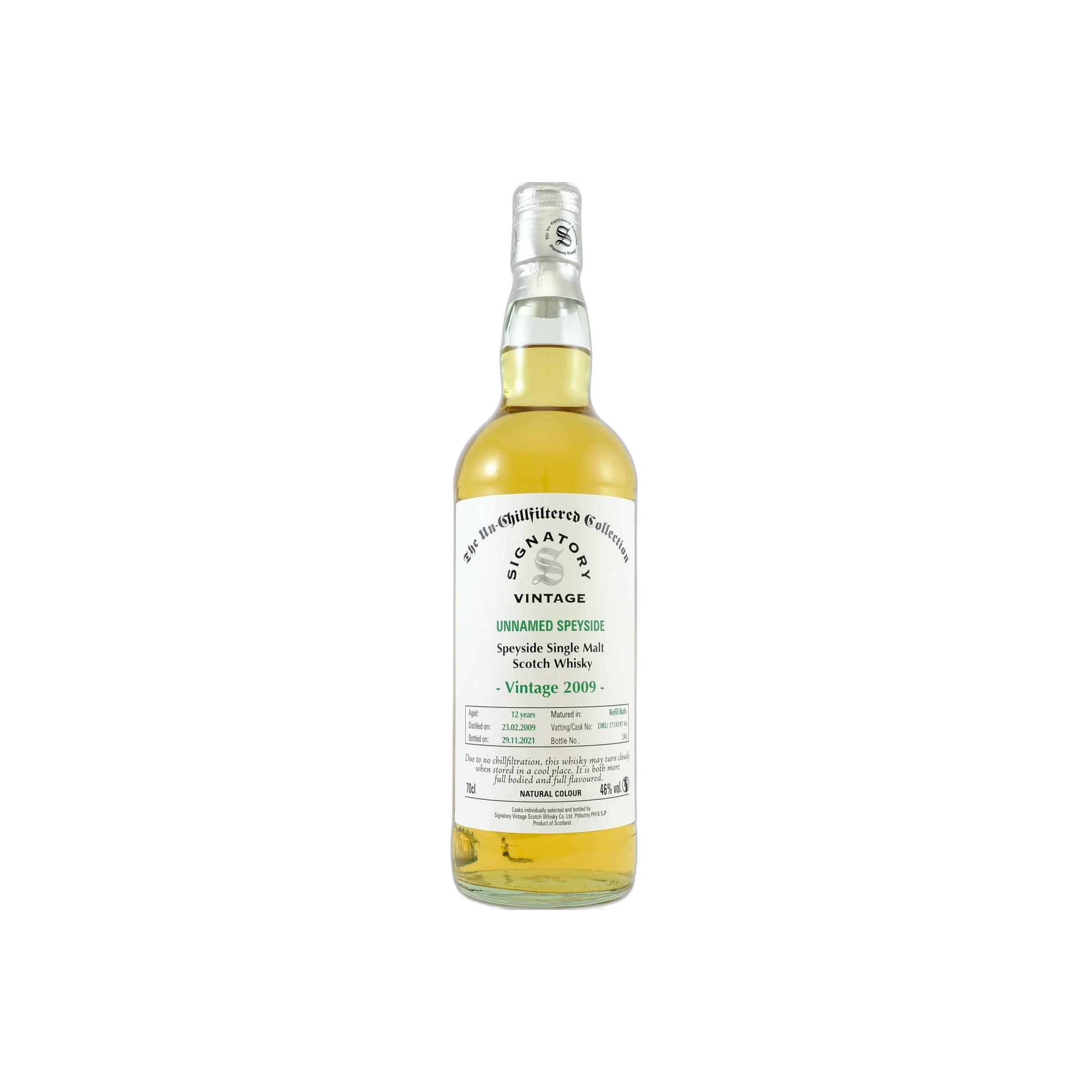 Signatory Vintage The Un-Chillfiltered Collection 2009 12 Years Single Malt Whisky