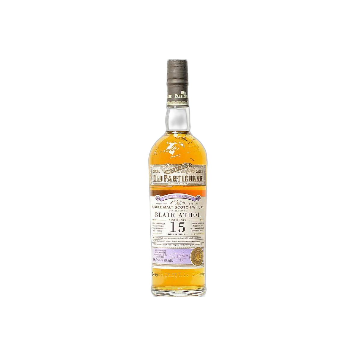 Blair Athol Old Particular 1998 15 Years Single Malt Whisky