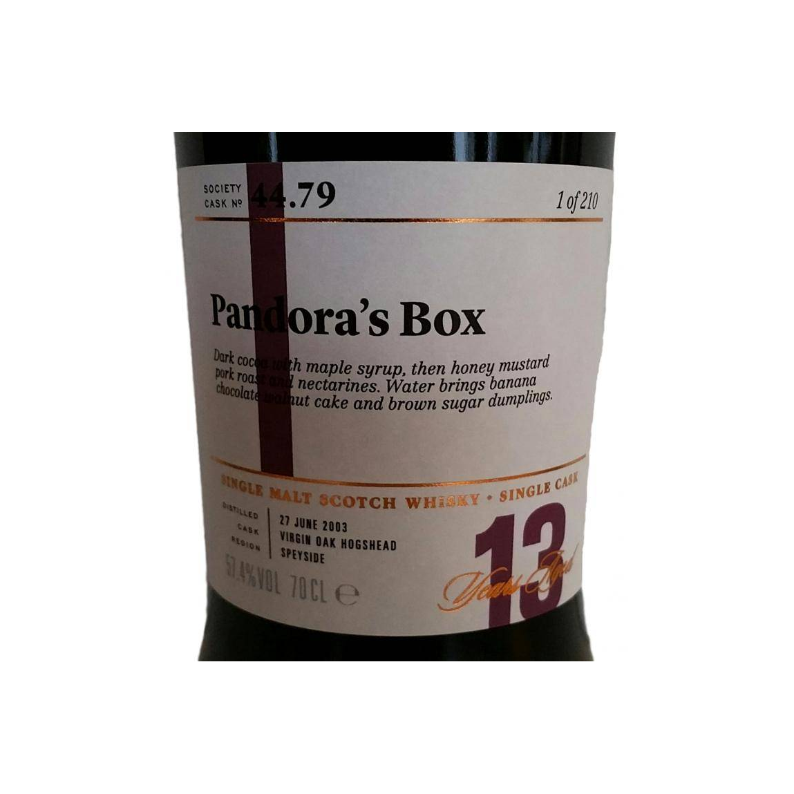 The Scotch Malt Whisky Society 2003 13 Years Single Malt Whisky 2