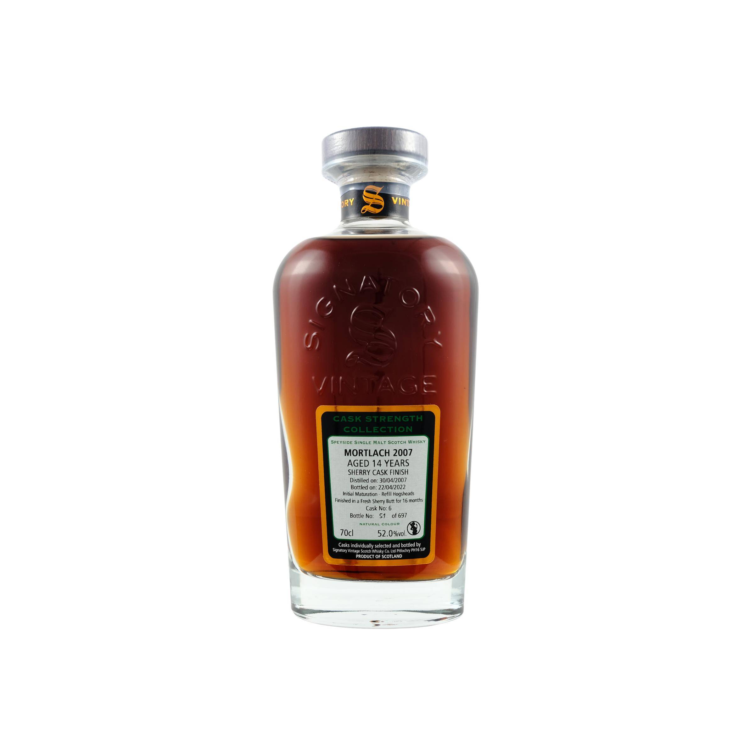 Mortlach Cask Strength Collection 2007 14 Years Single Malt Whisky