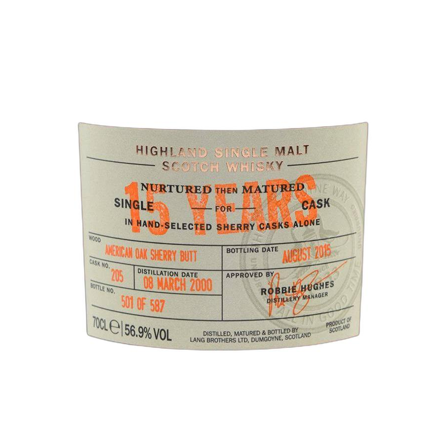 Glengoyne Single Cask 2000 15 Years Single Malt Whisky 3