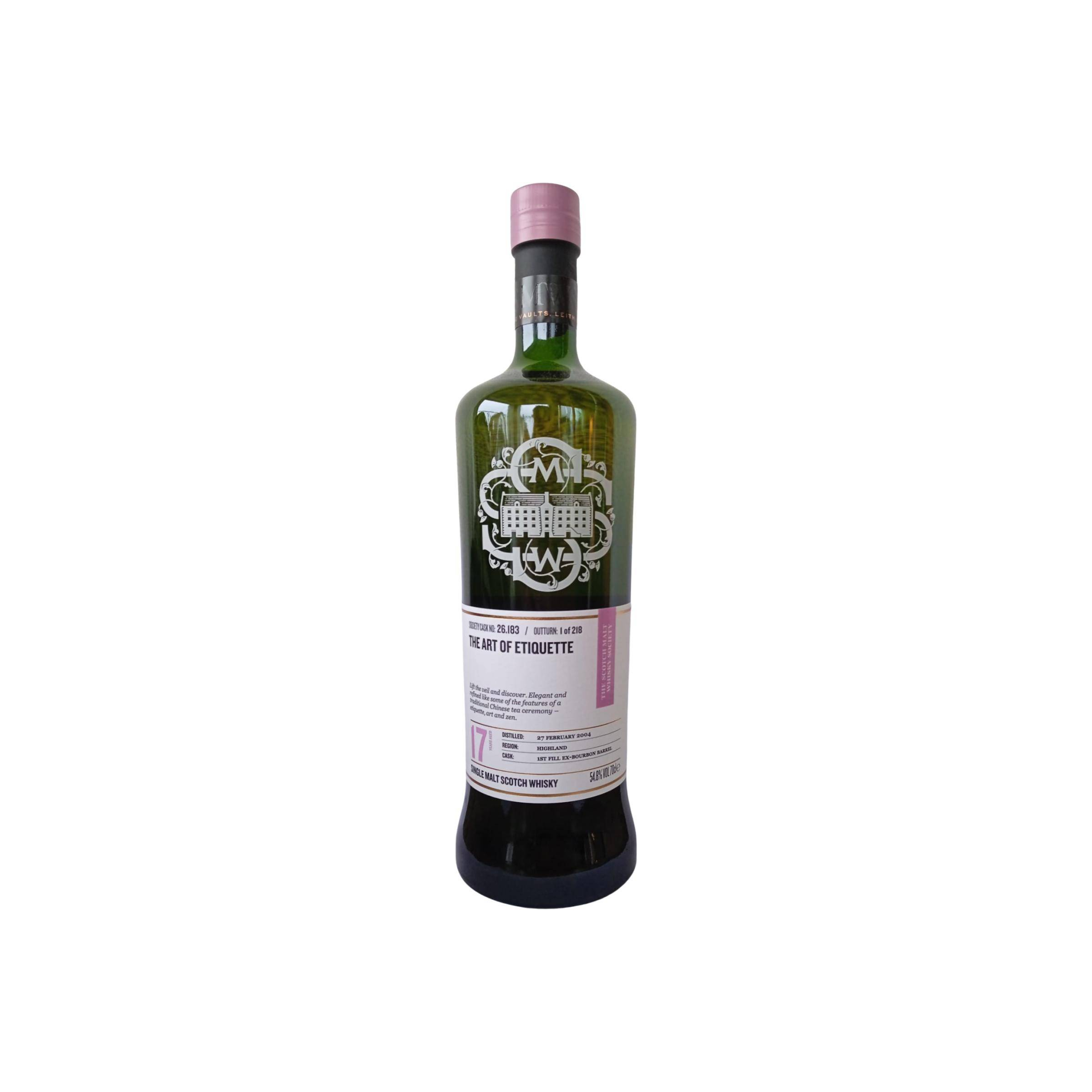 The Scotch Malt Whisky Society 2004 17 Years Single Malt Whisky