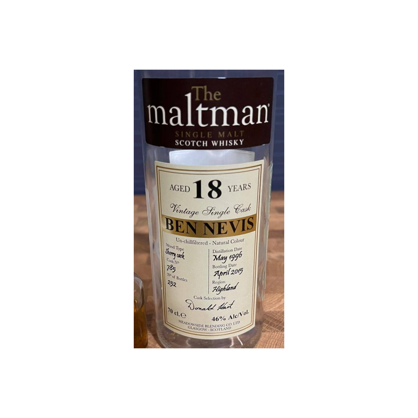 Ben Nevis 1996 18 Years Single Malt Whisky