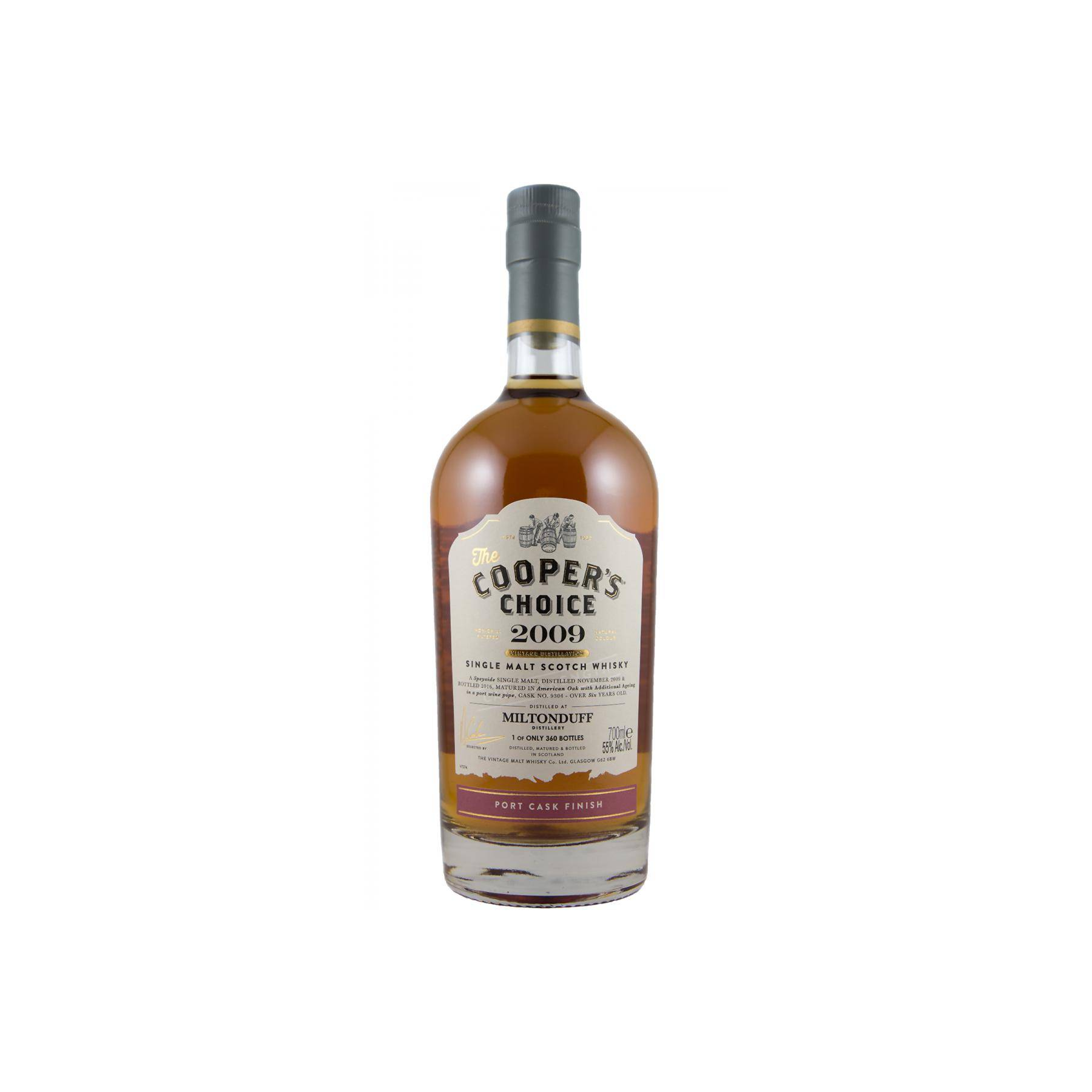 Miltonduff The Cooper's Choice 2009 6 Years Single Malt Whisky