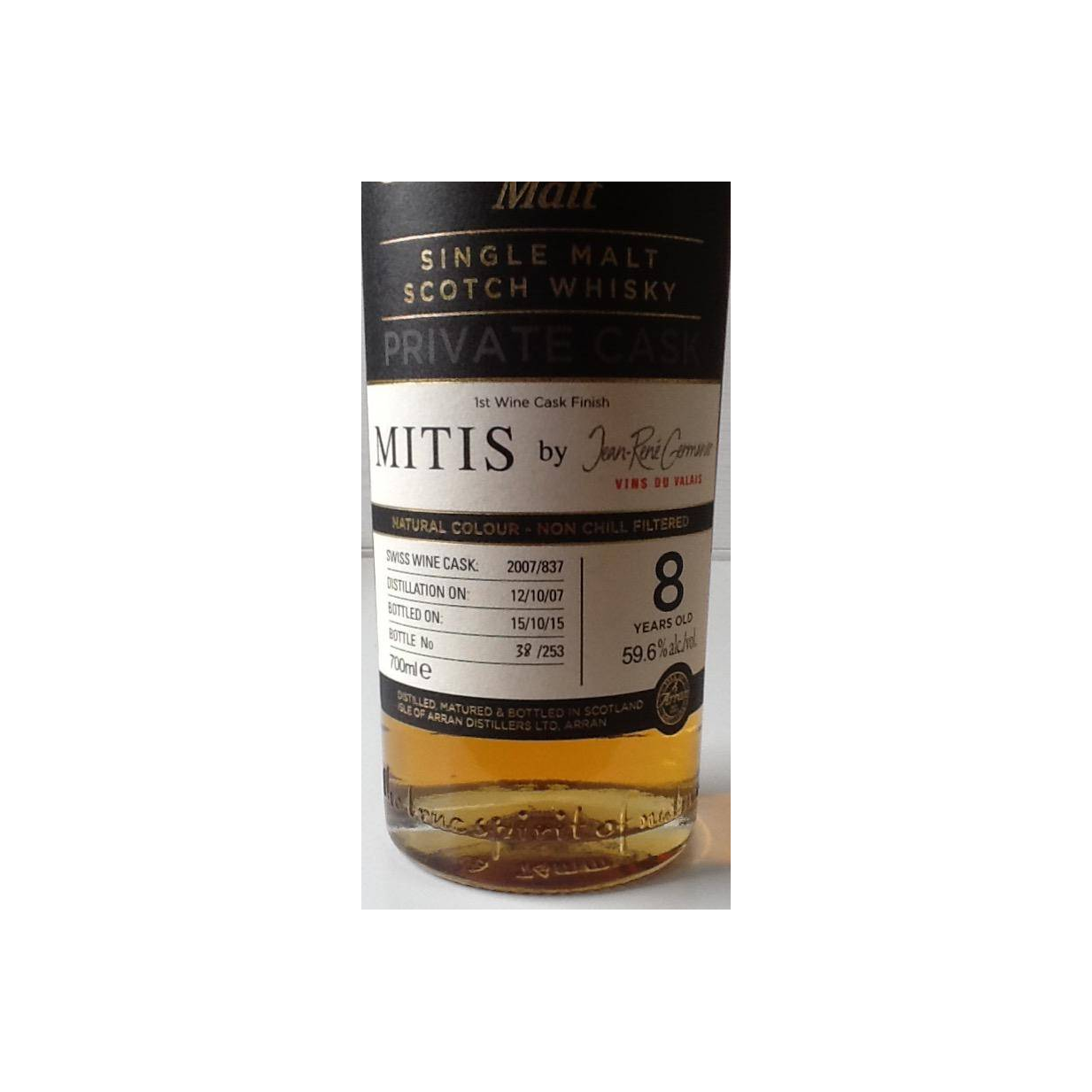 Arran Private Cask 2007 8 Years Single Malt Whisky 2