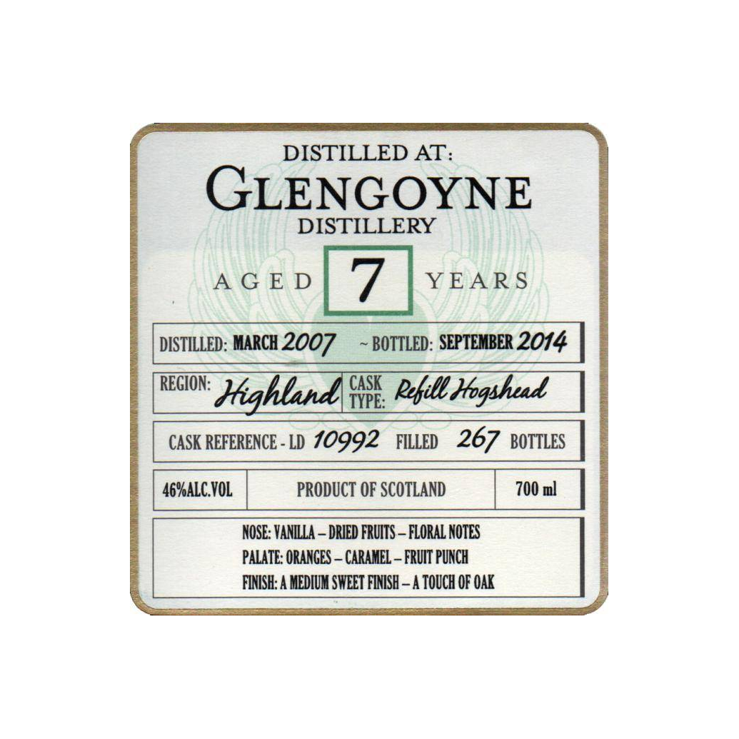 Glengoyne 2007 7 Years Single Malt Whisky 2