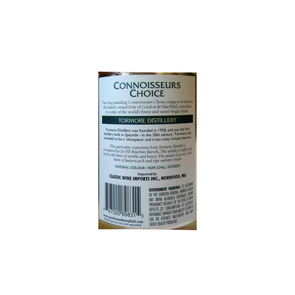 Tormore Connoisseurs Choice 14 Years Single Malt Whisky 2