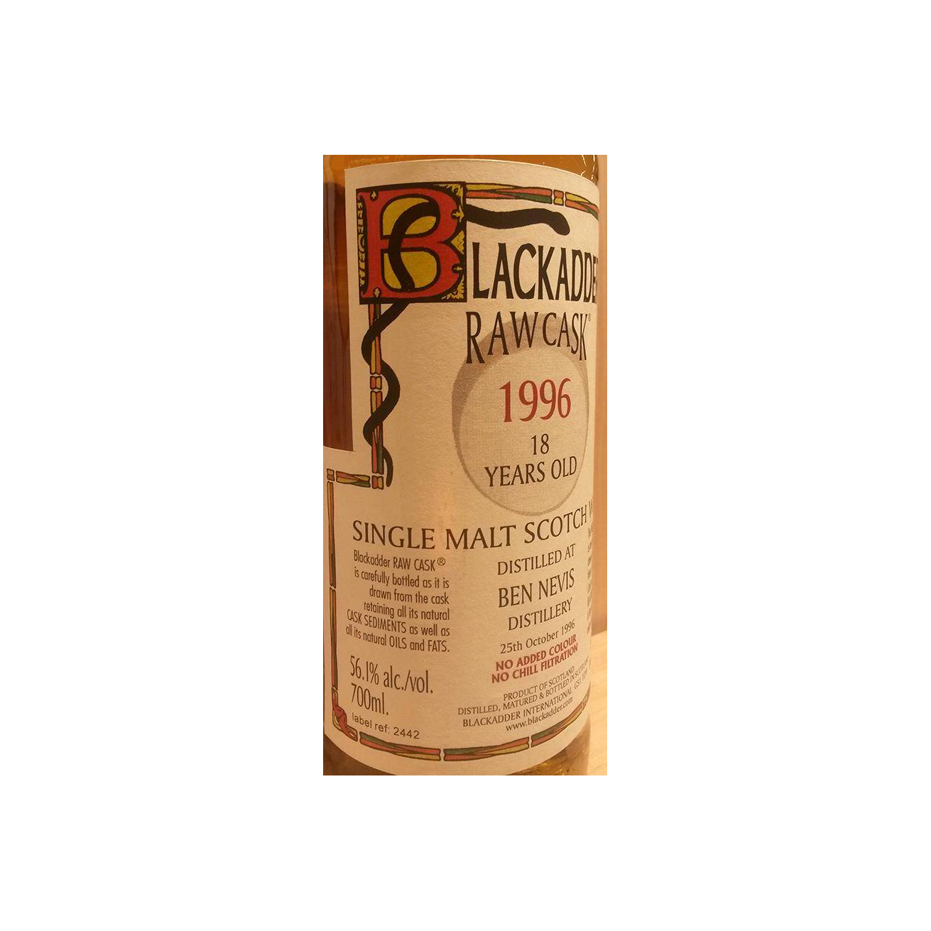 Ben Nevis Raw Cask 1996 18 Years Single Malt Whisky 3