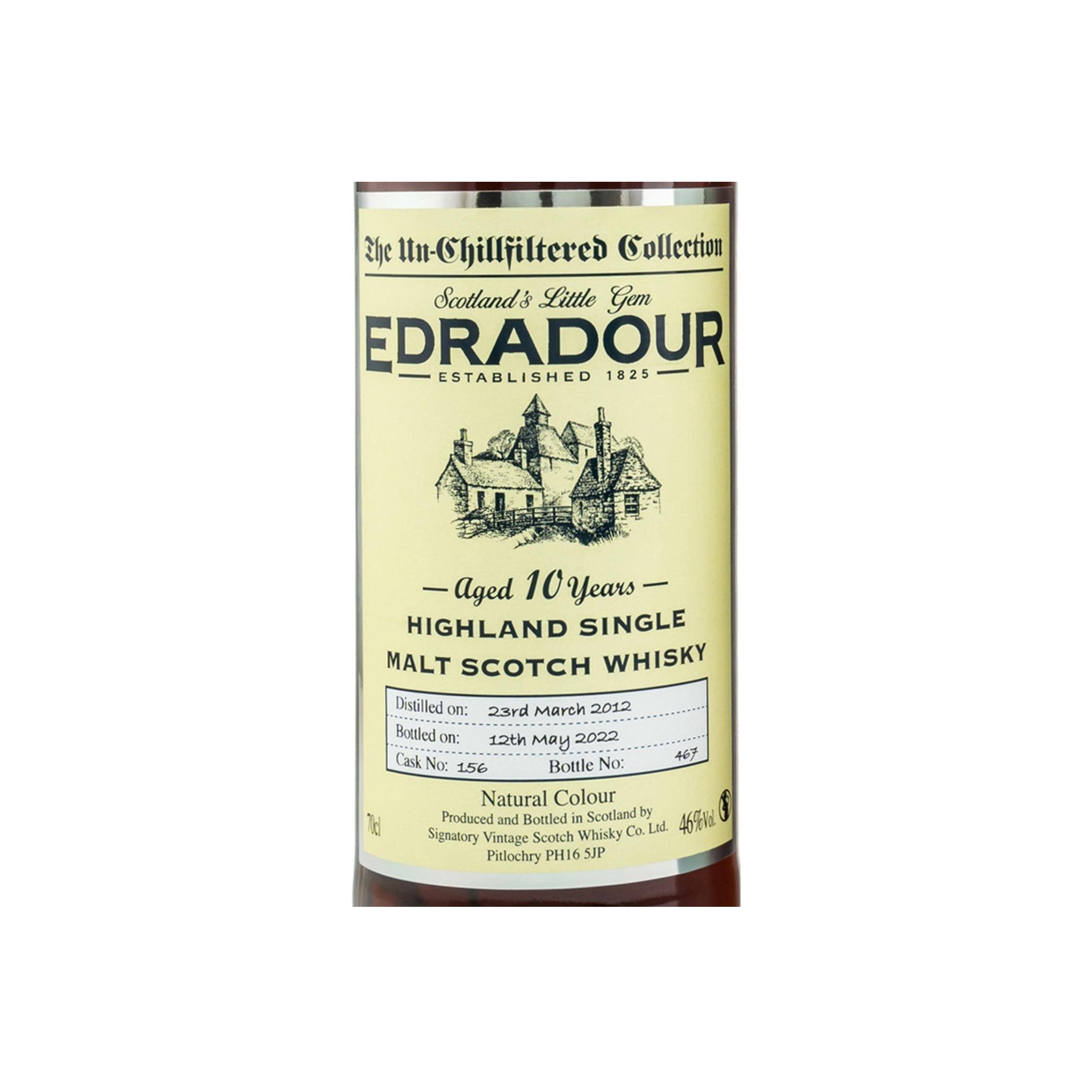 Edradour The Un-Chillfiltered Collection 2012 10 Years Single Malt Whisky 2
