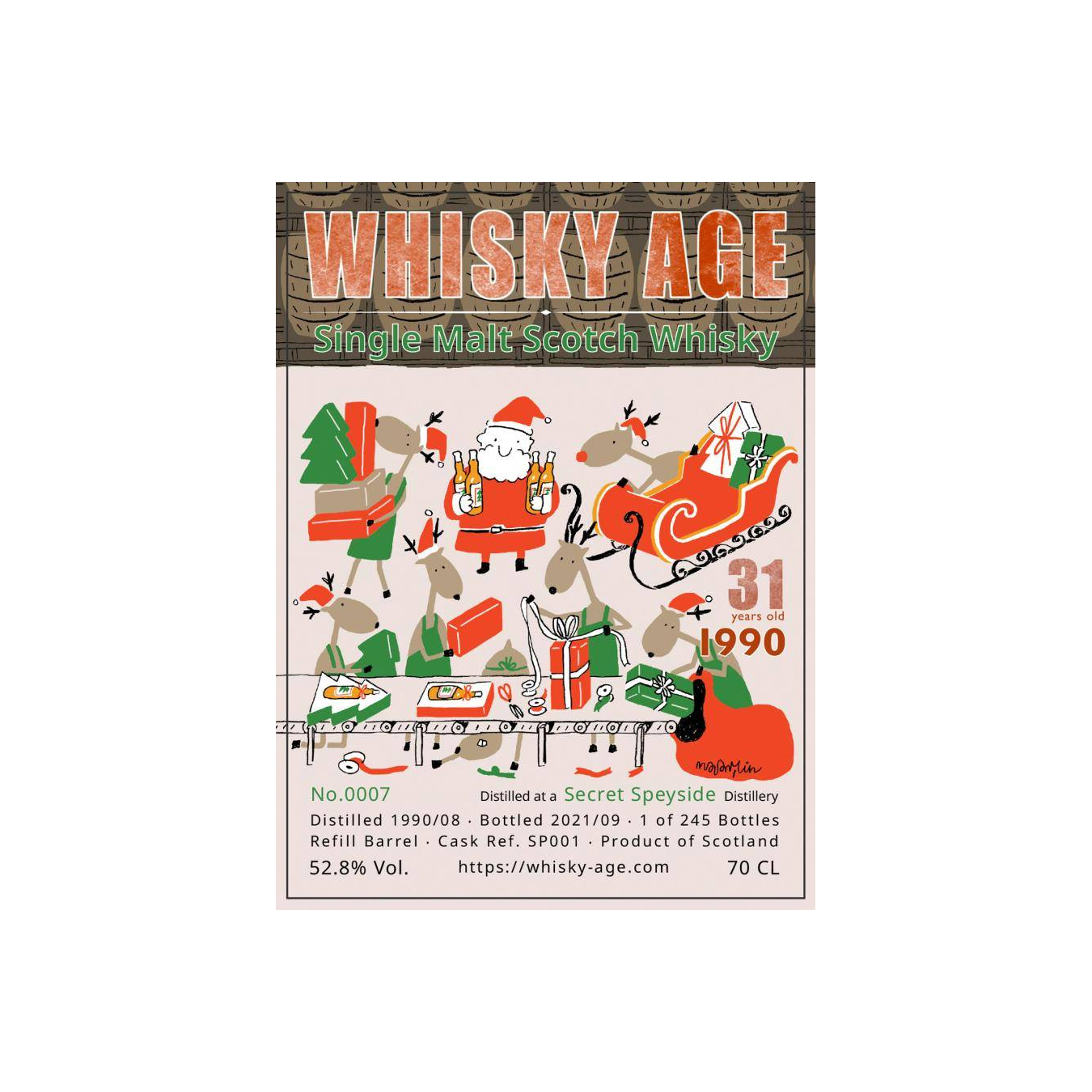 Secret Speyside Distillery 1990 WAGE 2
