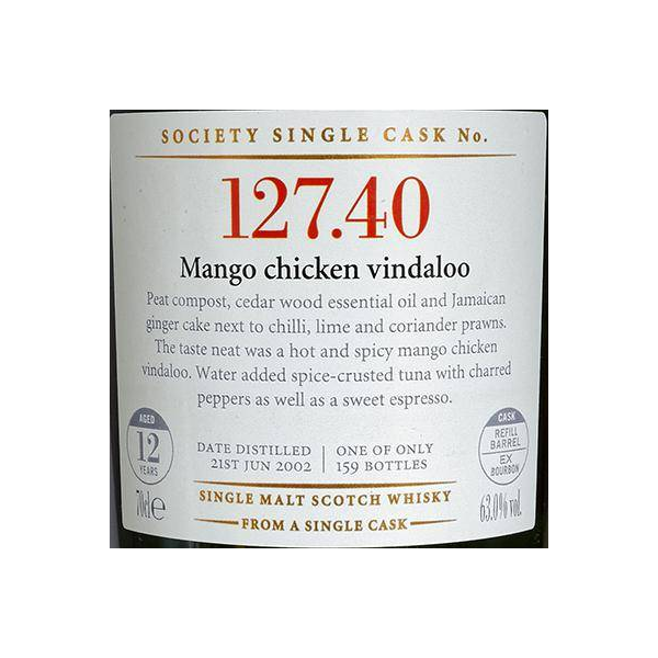 The Scotch Malt Whisky Society 2002 12 Years Single Malt Whisky 2