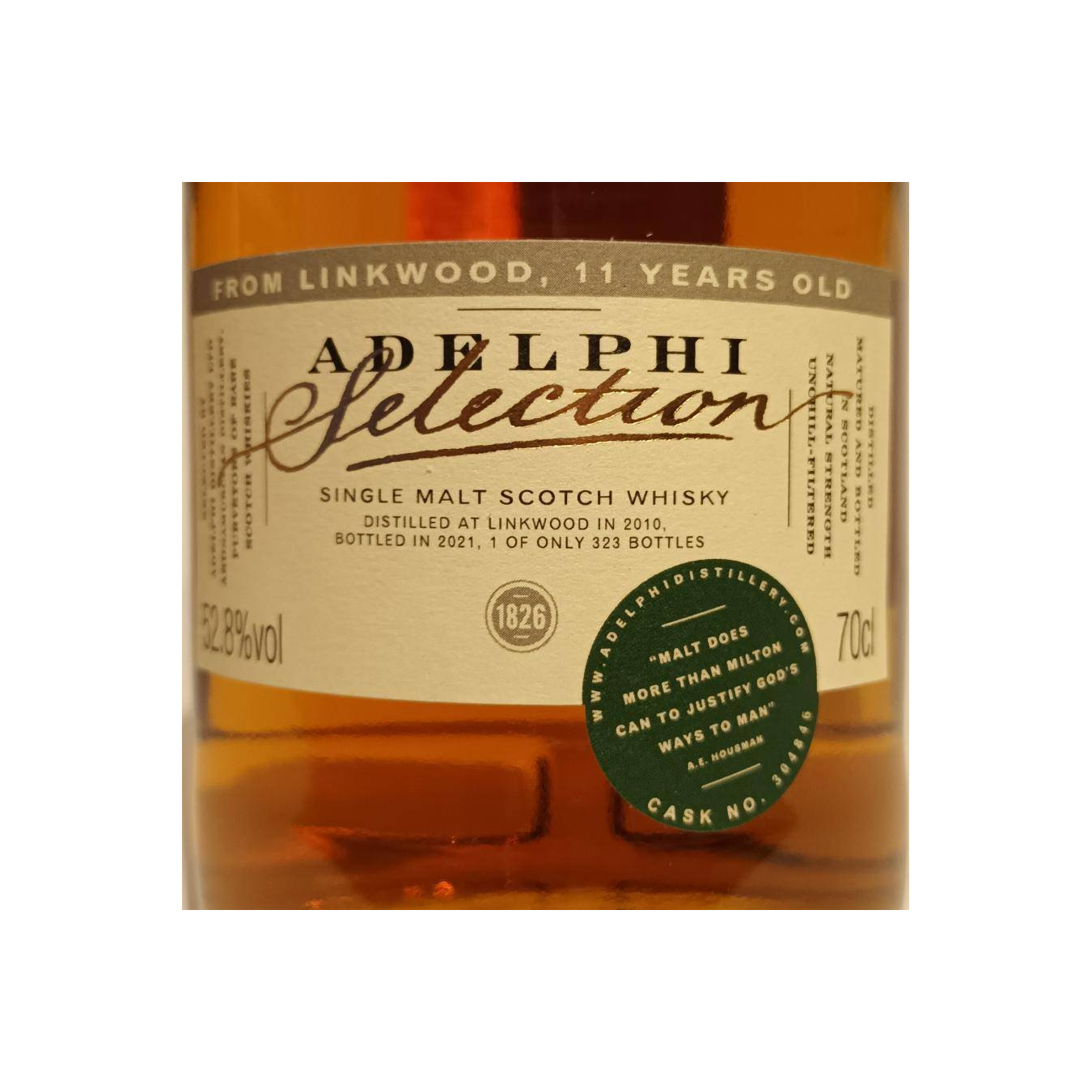 Linkwood Limited Edition 2010 11 Years Single Malt Whisky 2