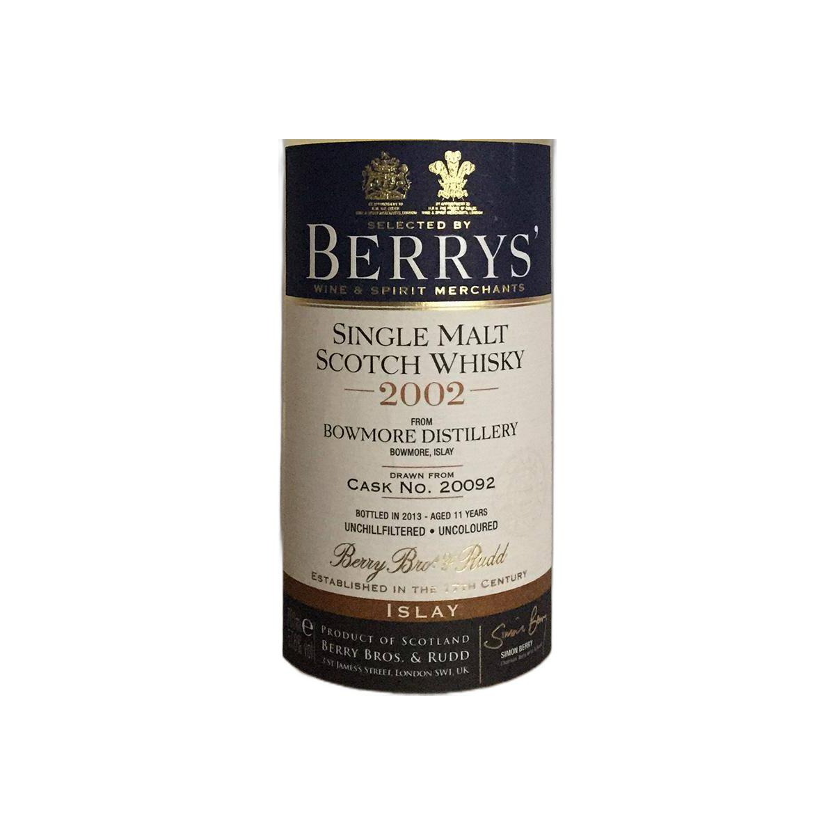 Bowmore 2002 11 Years Single Malt Whisky