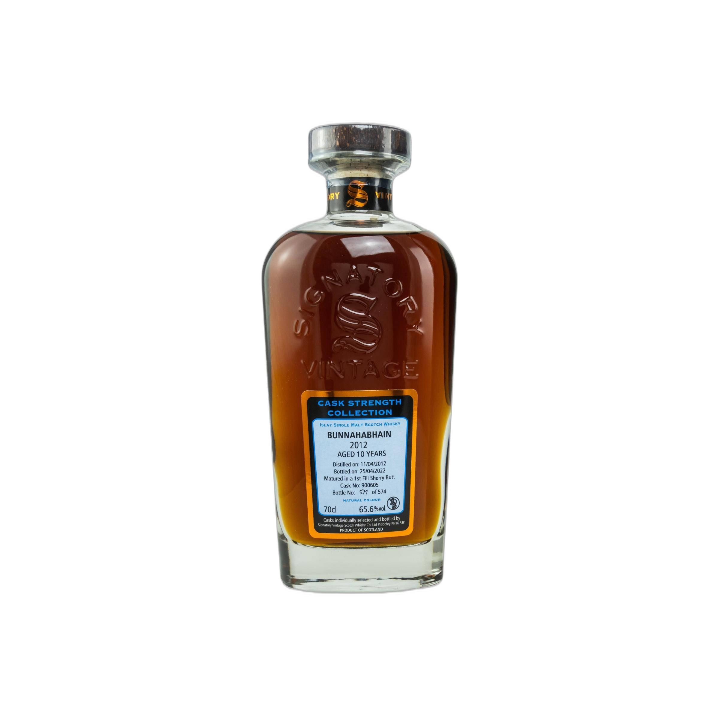 Bunnahabhain Cask Strength Collection 2012 10 Years Single Malt Whisky