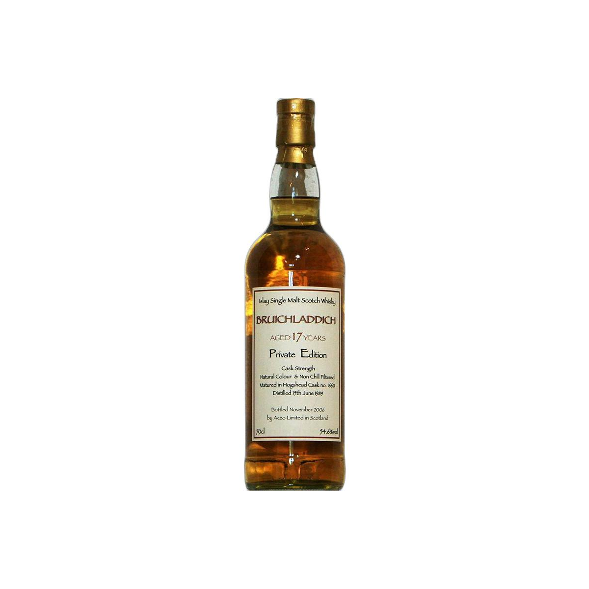 Bruichladdich 1989 17 Years Single Malt Whisky