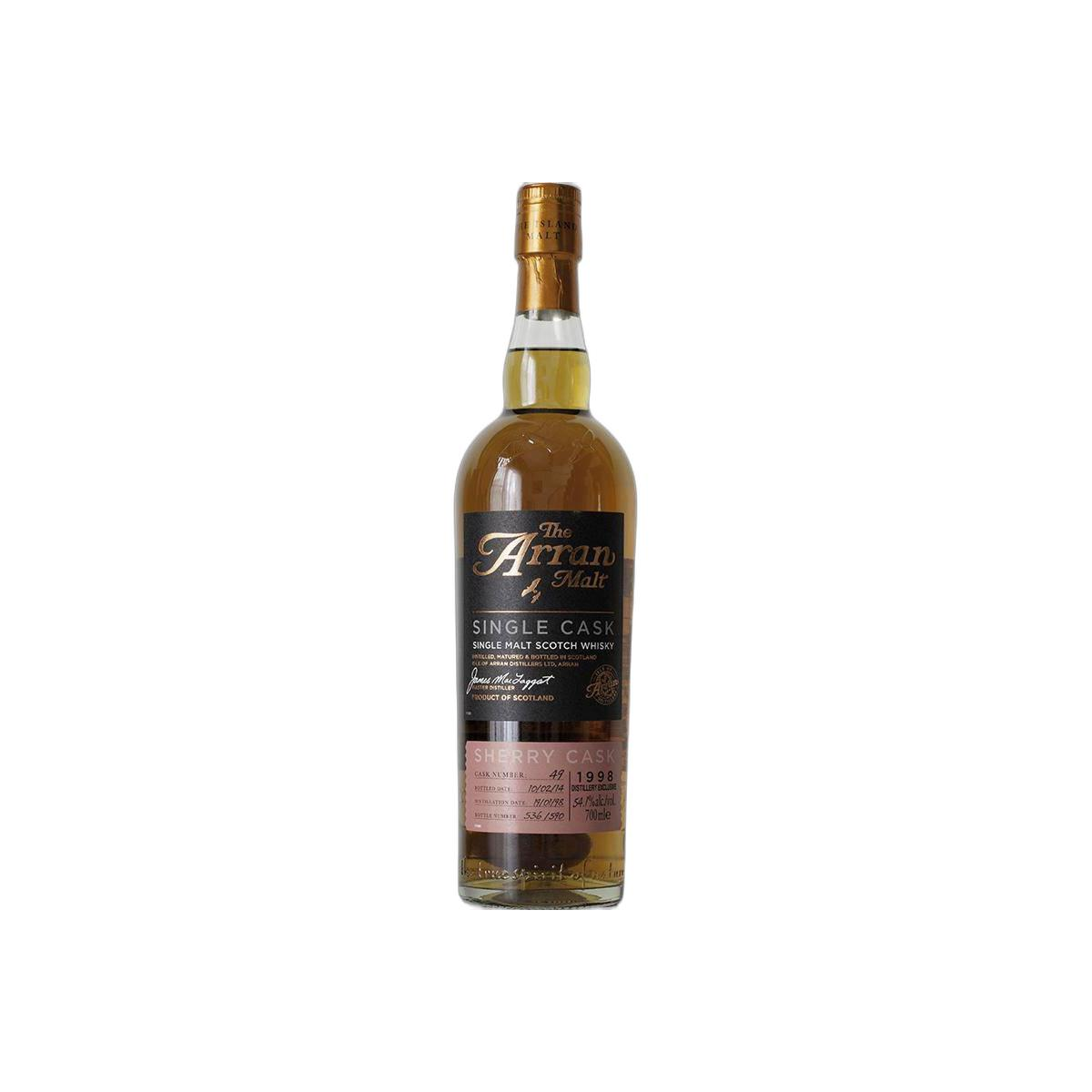 Arran Single Cask 1998 16 Years Single Malt Whisky