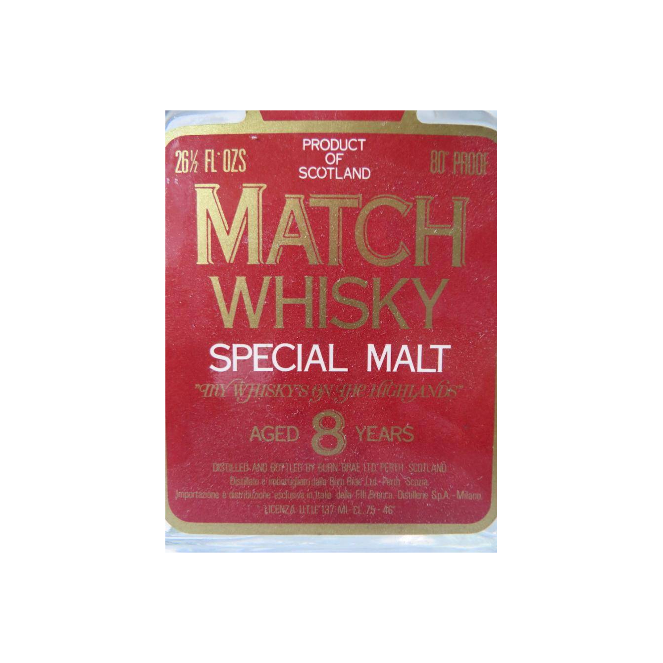 Match Whisky 08-year-old BBBl 2