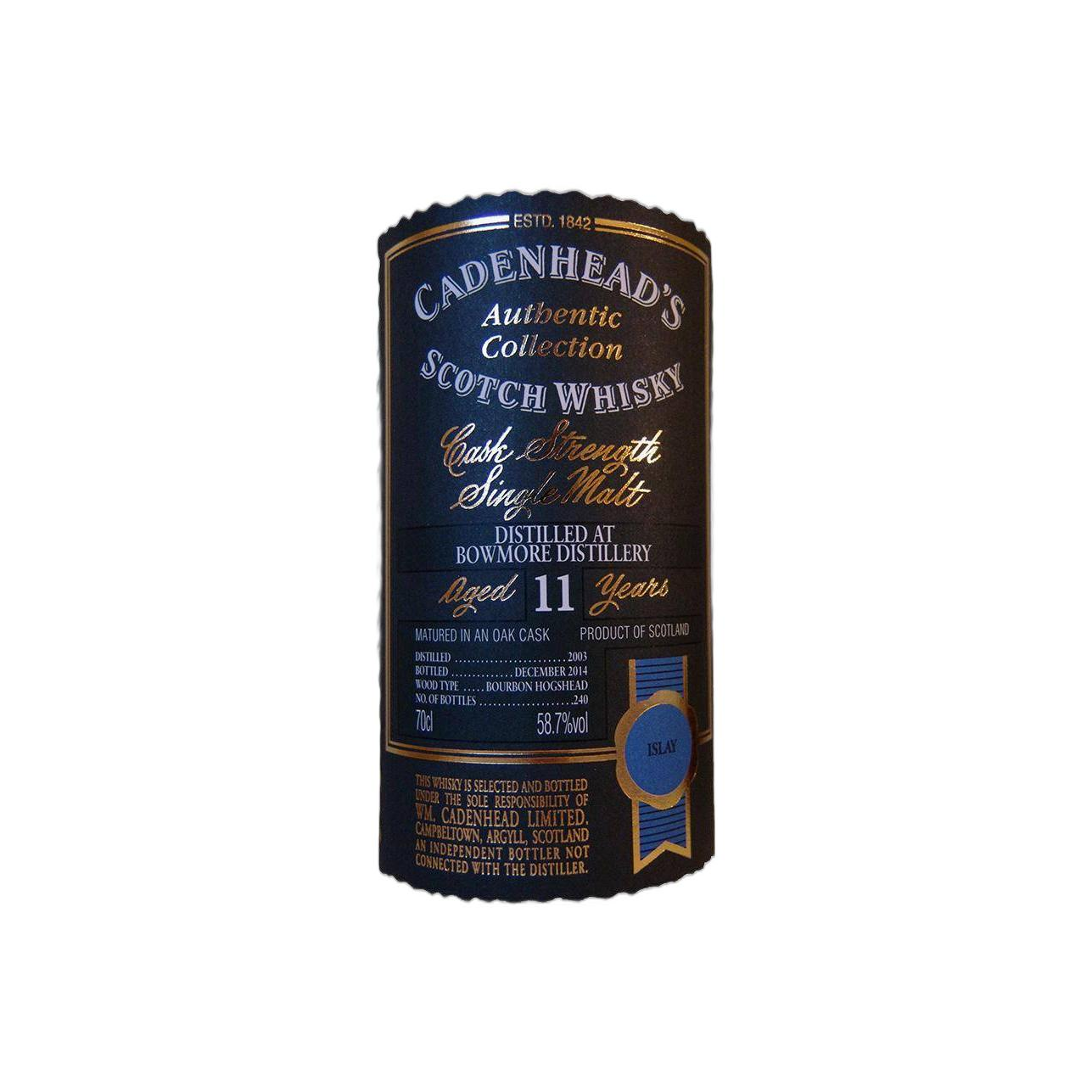 Bowmore Authentic Collection 2003 11 Years Single Malt Whisky