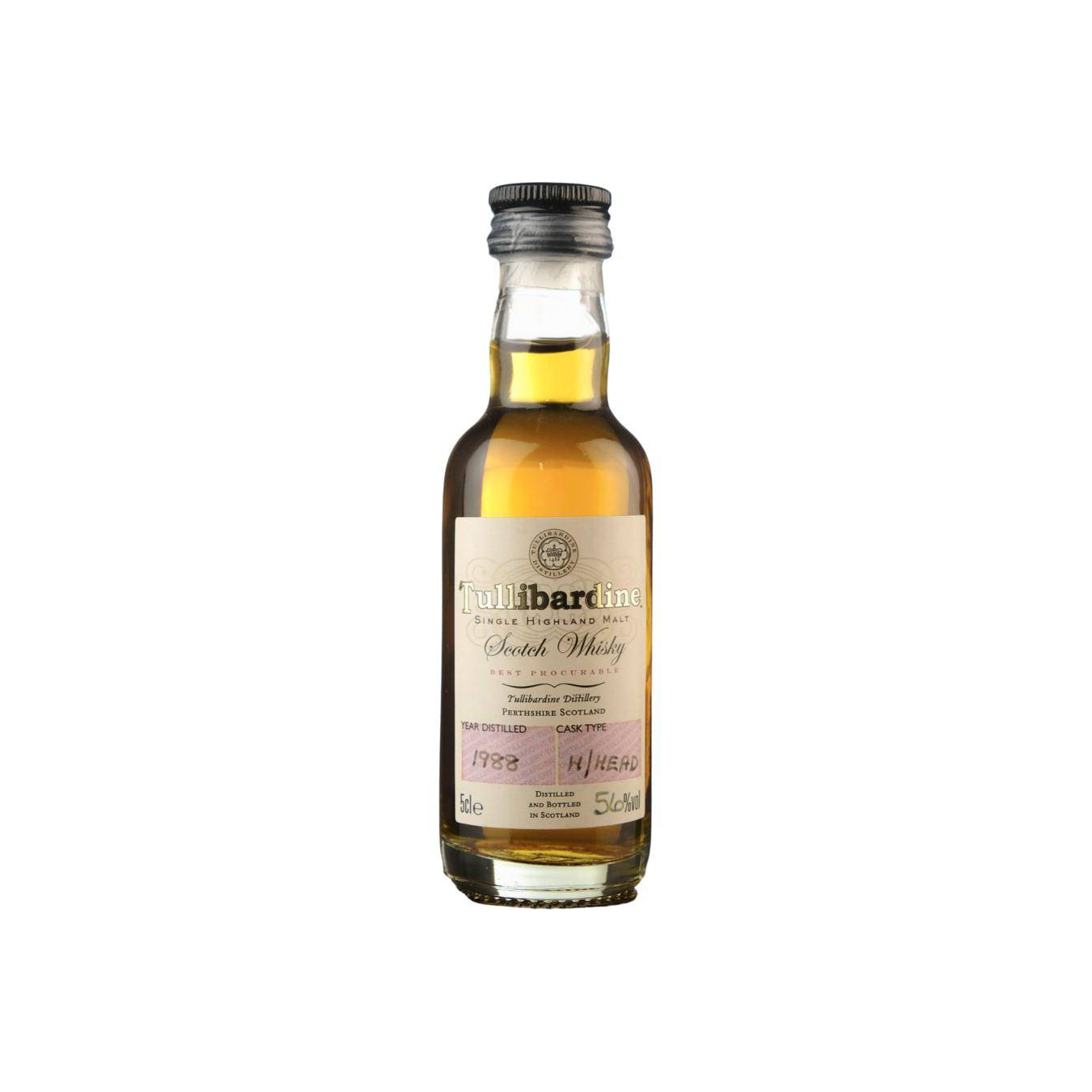 Tullibardine Miniature 1988 Single Malt Whisky 2