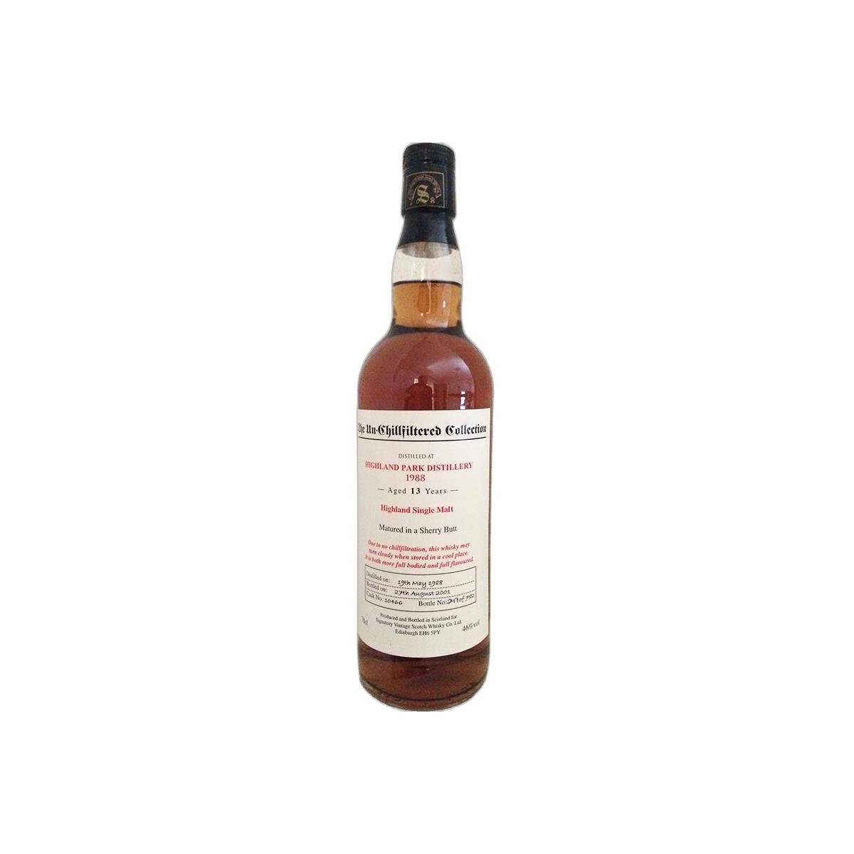 Highland Park The Un-Chillfiltered Collection 1988 13 Years Single Malt Whisky