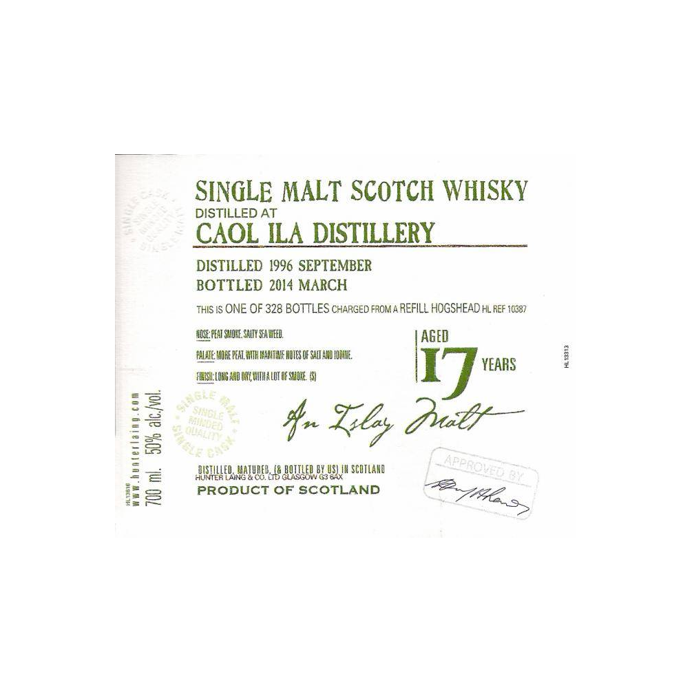 Caol Ila Old Malt Cask 1996 17 Years Single Malt Whisky 2