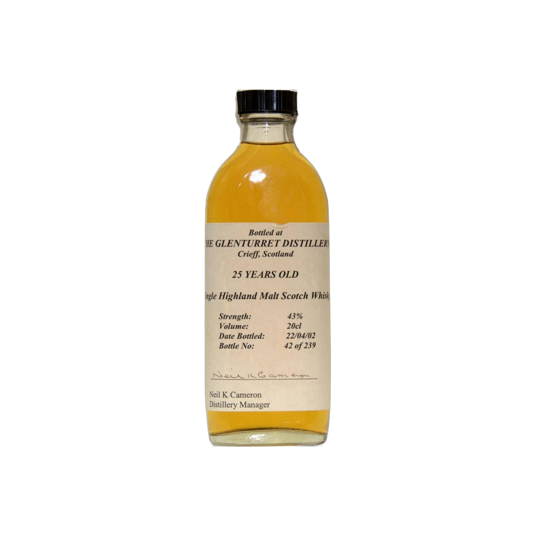 The Glenturret 25 Years Single Malt Whisky