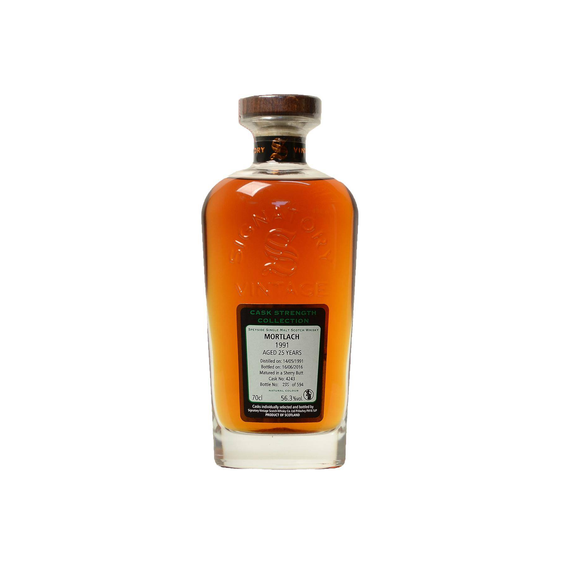 Mortlach Cask Strength Collection 1991 25 Years Single Malt Whisky