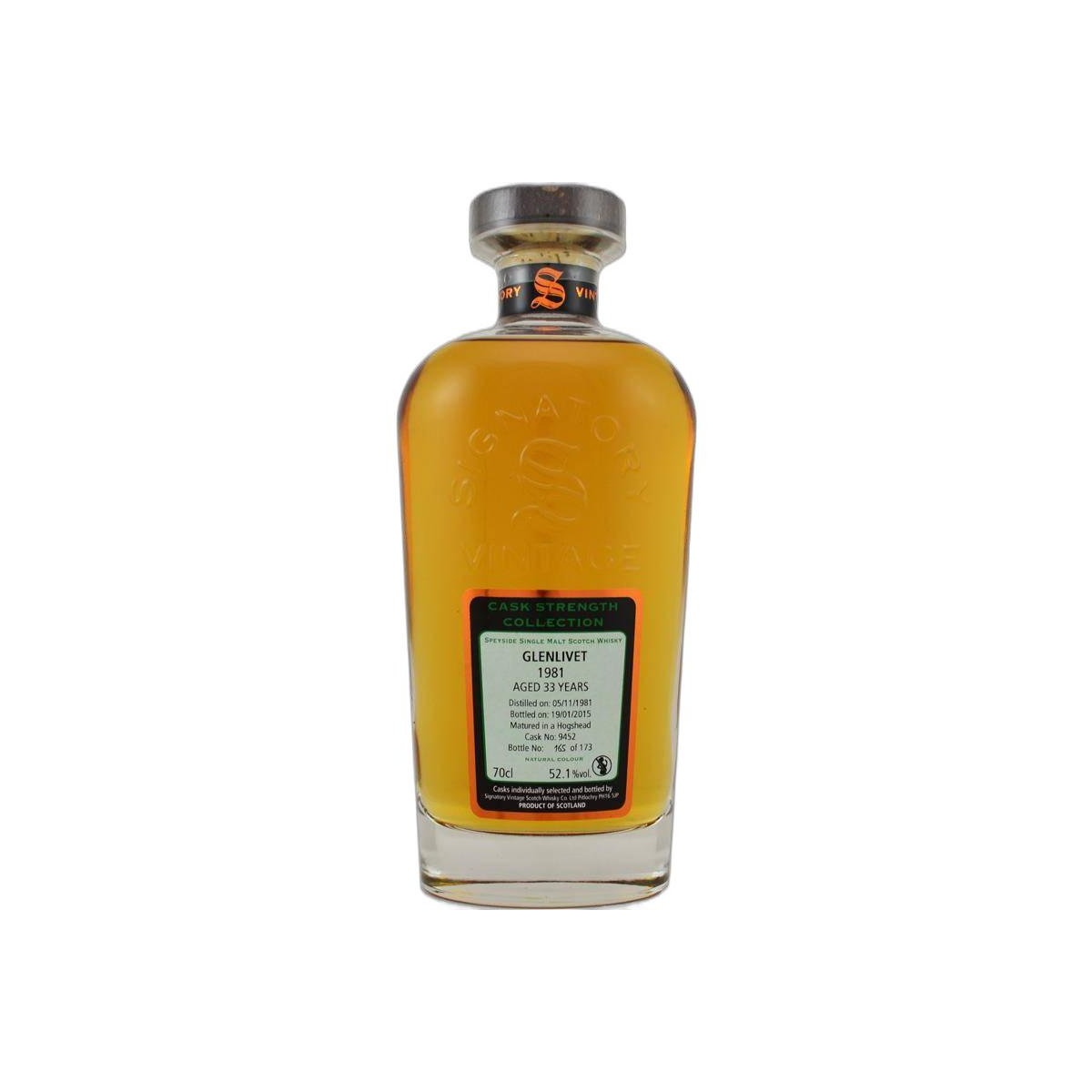 The Glenlivet Cask Strength Collection 1981 33 Years Single Malt Whisky