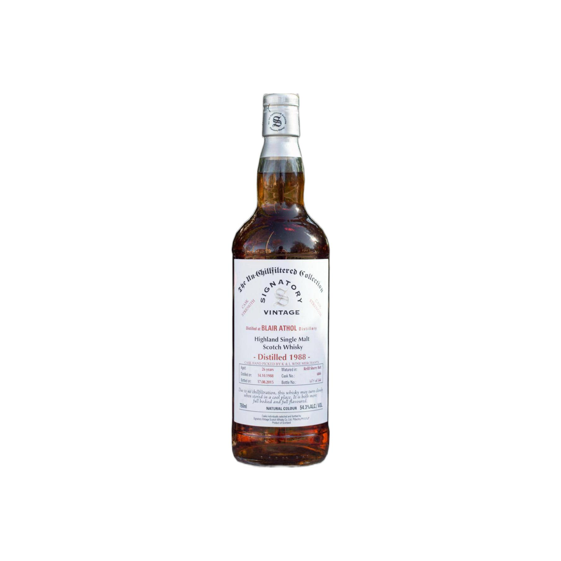 Blair Athol 1988 26 Years Single Malt Whisky